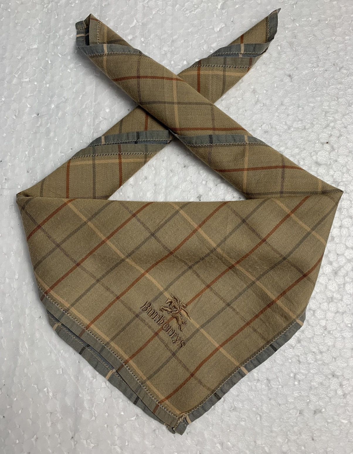 Burberry Vintage Burberry Handkerchief / Bandana / Neckerchief Size ONE SIZE - 1 Thumbnail