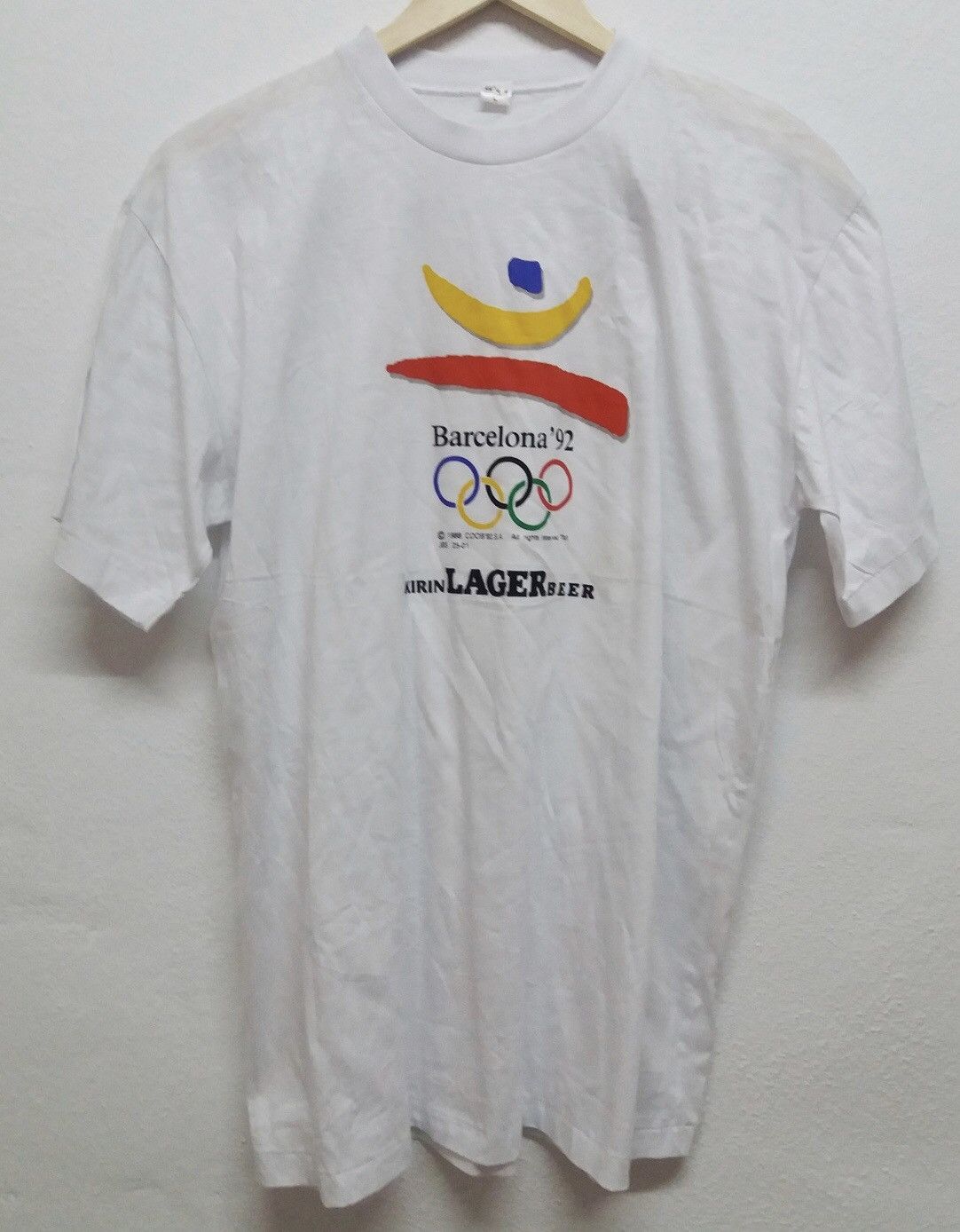 USA Olympics × Vintage Vintage 90s barcelona olympic kirin lager beer copyright 88 Size US M / EU 48-50 / 2 - 1 Thumbnail