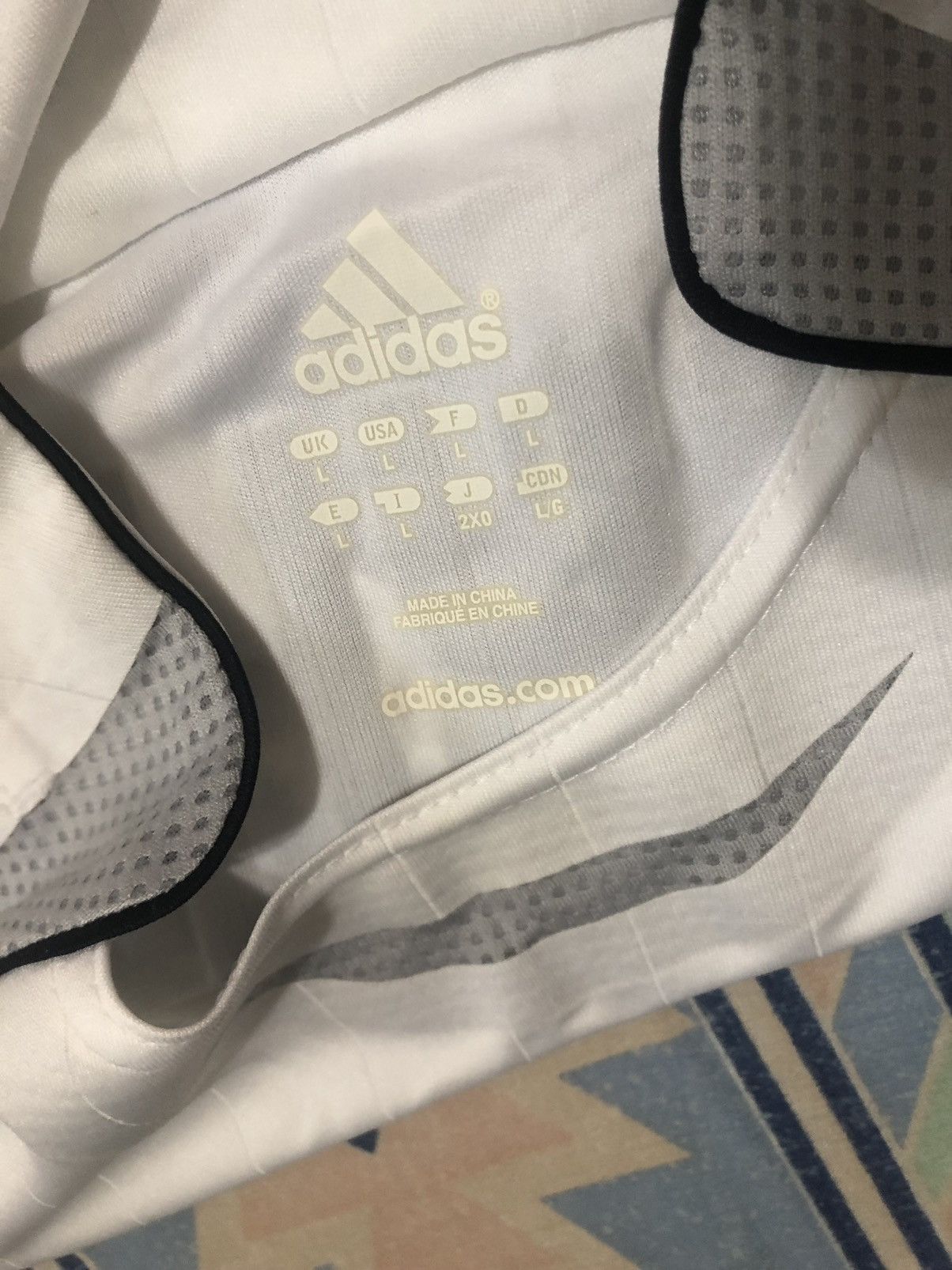 Adidas × Vintage Real Madrid 06/07 player issue L/S shirt