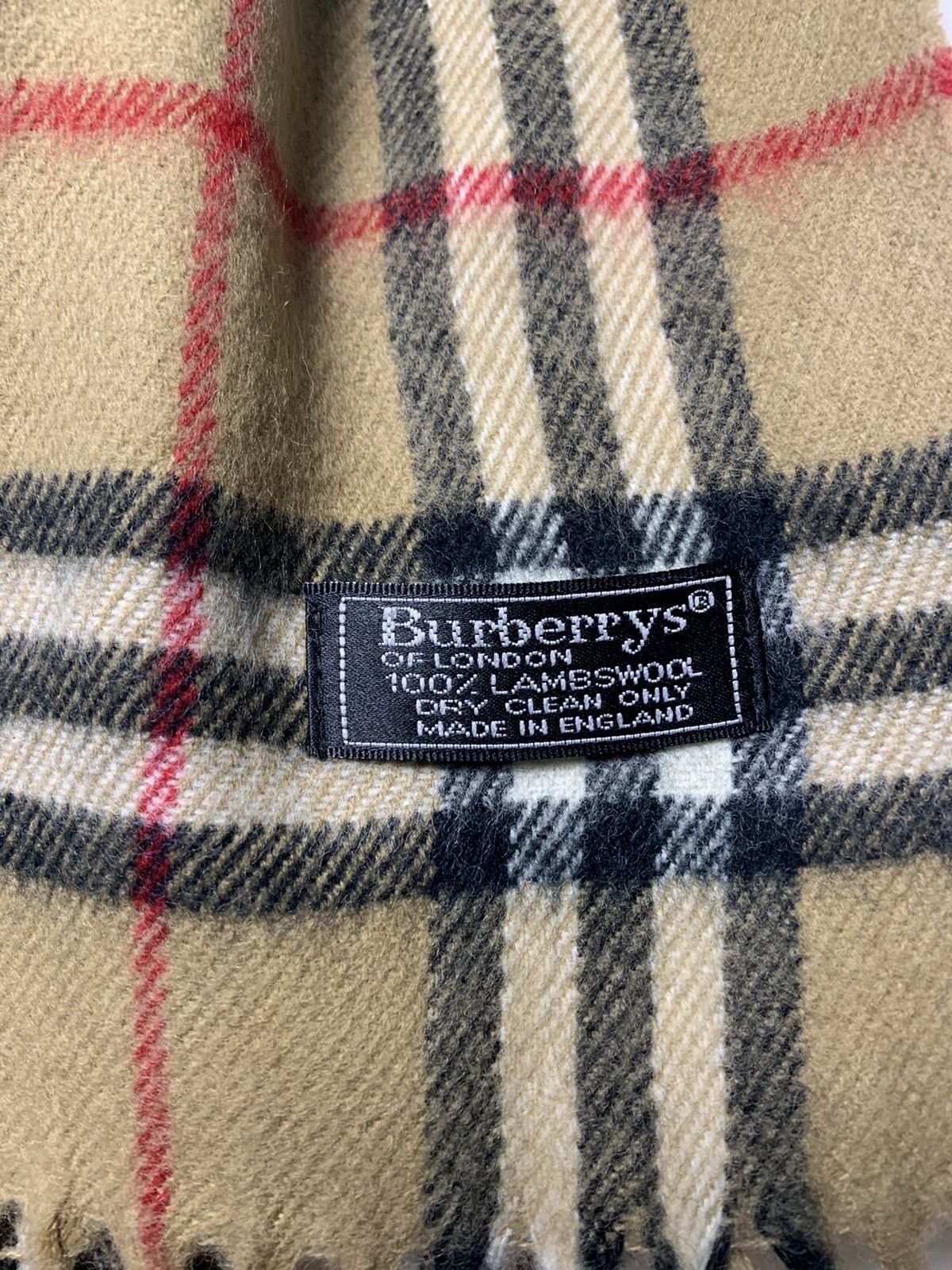 Burberry × Designer Burberry Muffler 100% Lambswool Size ONE SIZE - 2 Thumbnail