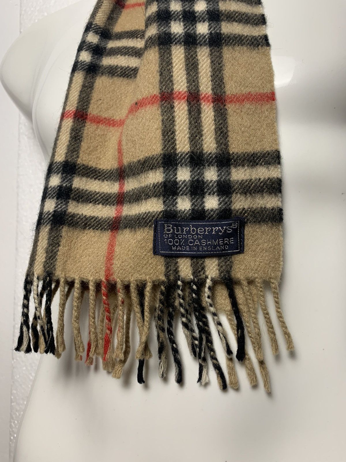 Burberry Burberry Muffler 100% Cashmere Size ONE SIZE - 2 Thumbnail