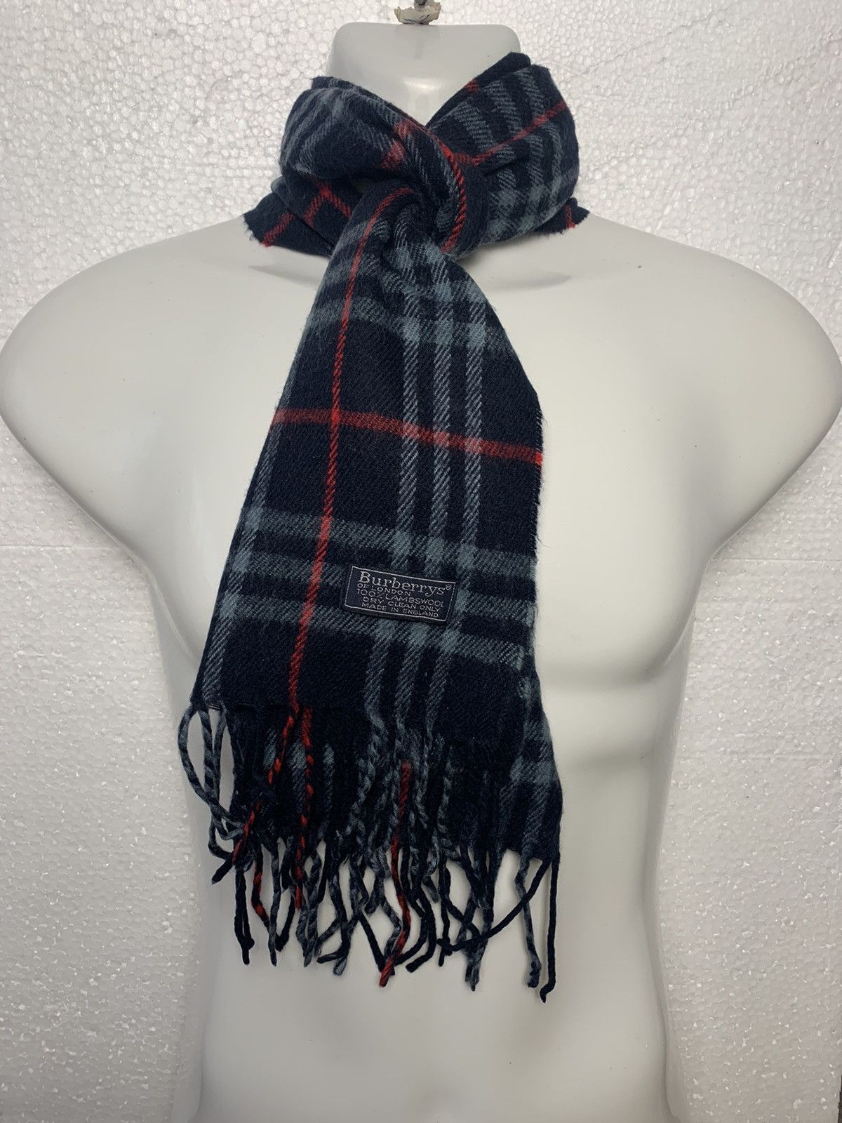 Burberry Burberry Muffler 100% Lambswool Size ONE SIZE - 1 Thumbnail