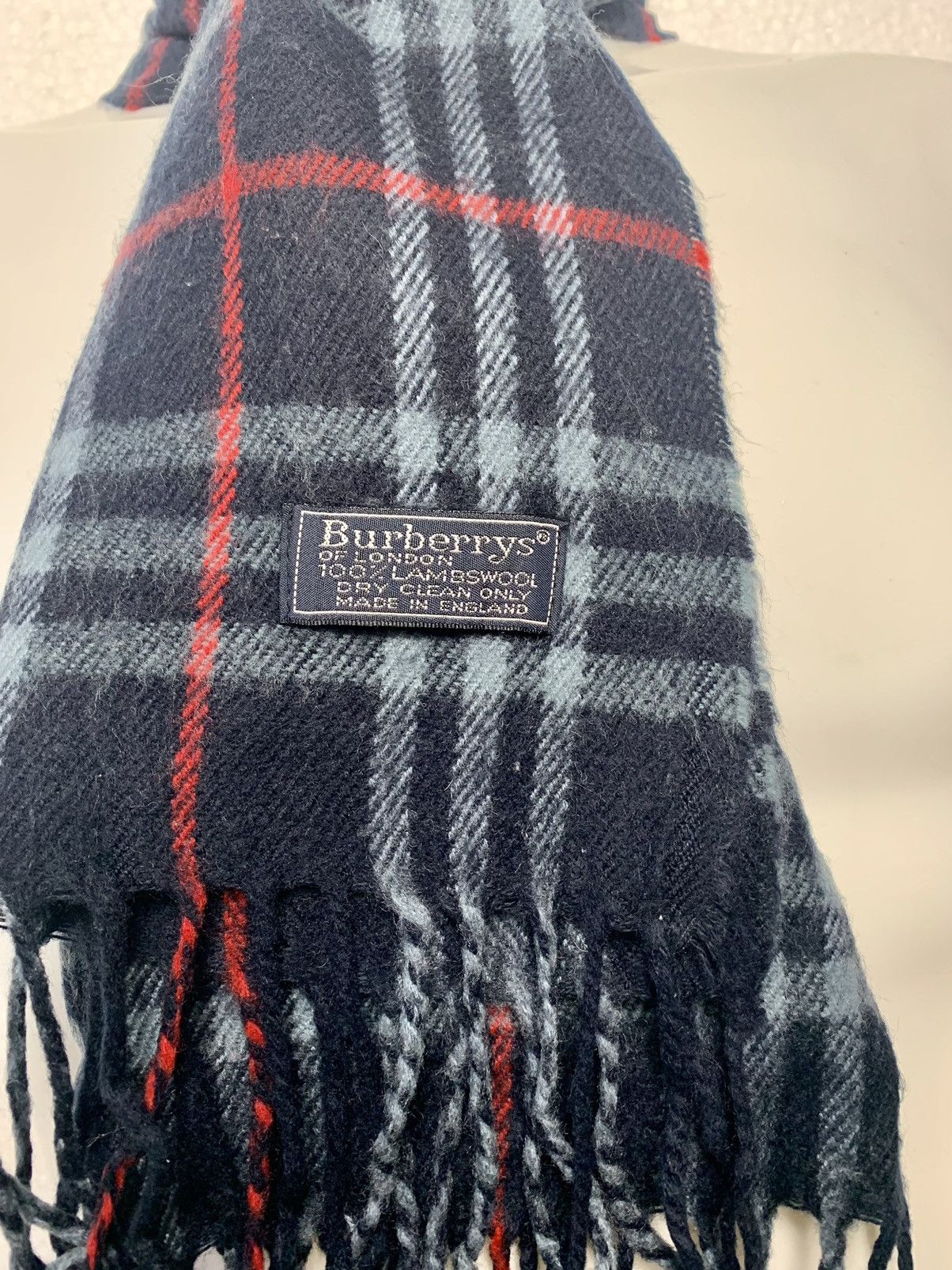 Burberry Burberry Muffler 100% Lambswool Size ONE SIZE - 2 Thumbnail