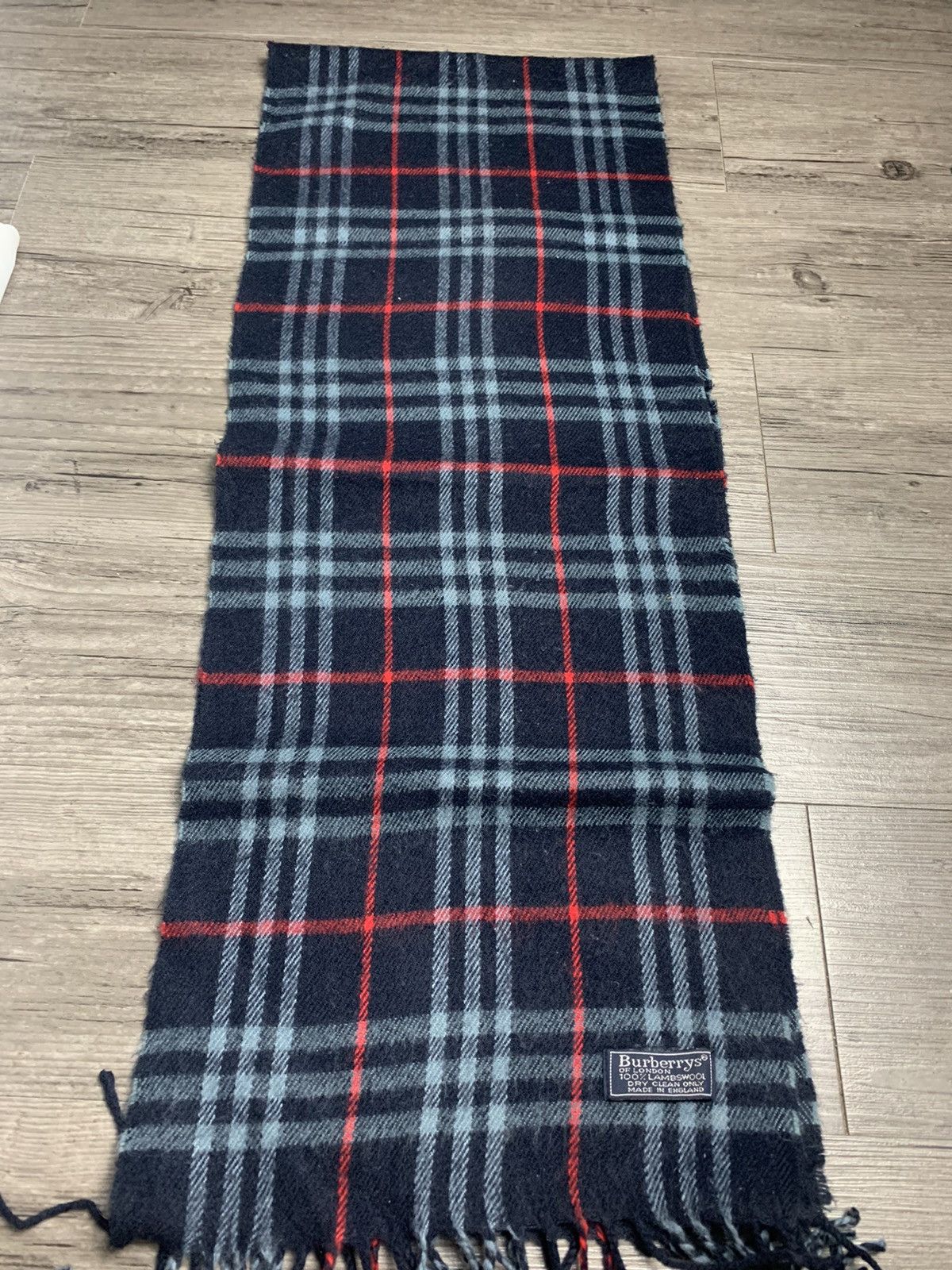 Burberry Burberry Muffler 100% Lambswool Size ONE SIZE - 4 Thumbnail