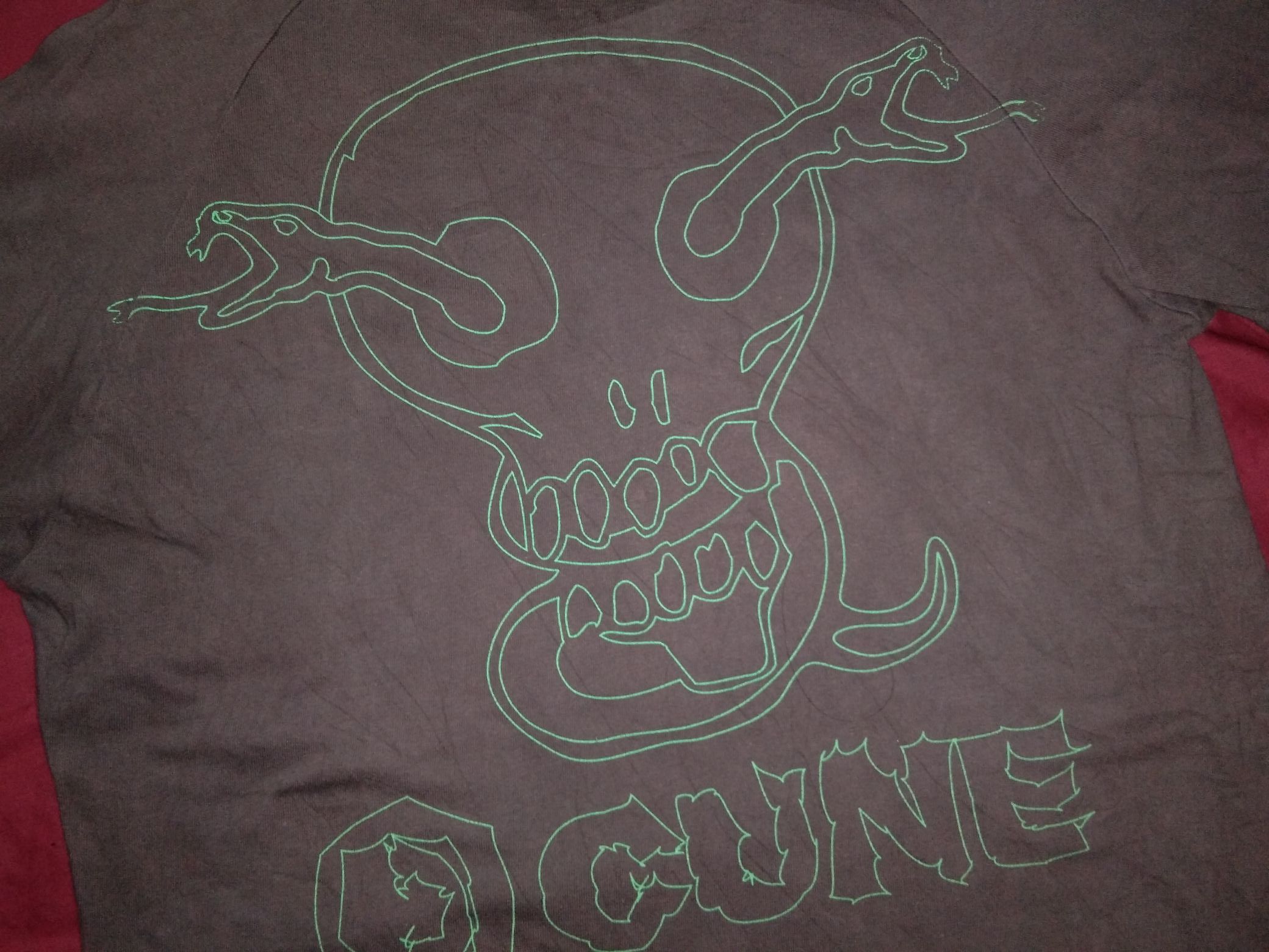 Japanese Brand Cune Japan Raglan shirt skulls designer Hironori Yasuda Size US M / EU 48-50 / 2 - 4 Thumbnail