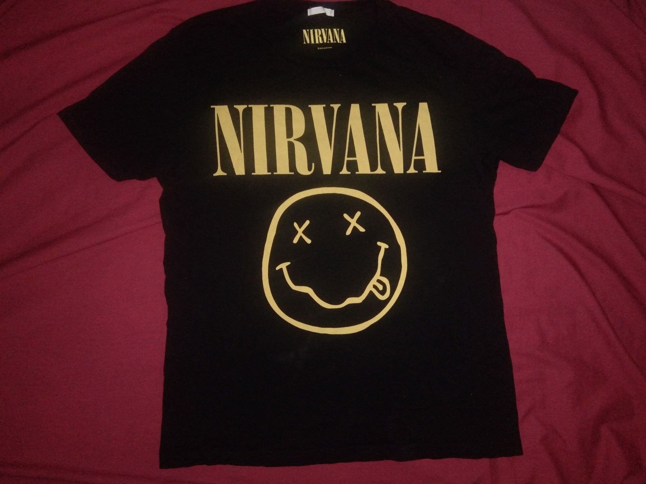 Nirvana 2016 Nirvana Smiley face Kurt Cobain tshirt Size US S / EU 44-46 / 1 - 2 Thumbnail