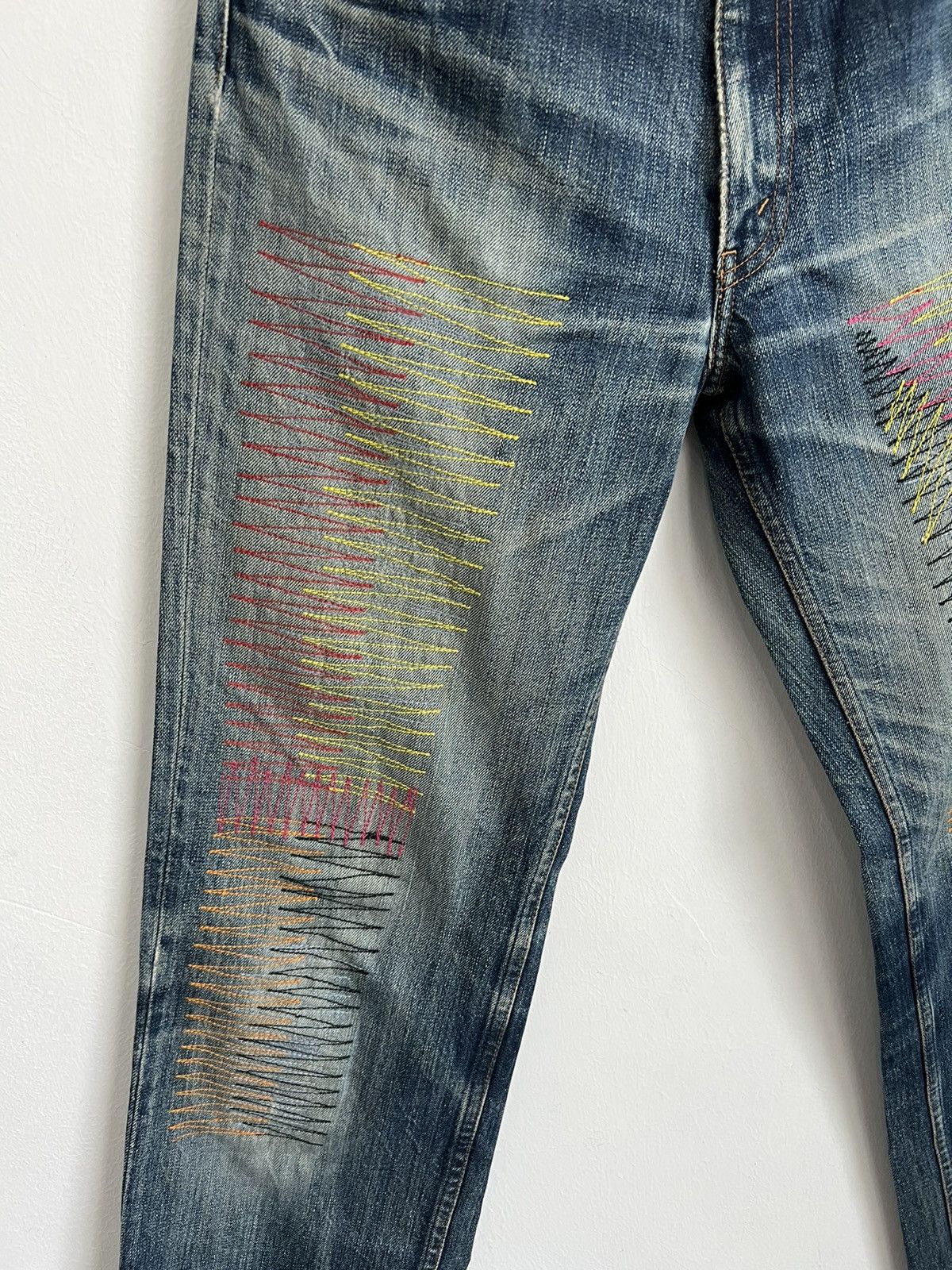 Levi's Vintage 90’s Levis 502 Rare Custom Design Denim Jeans Size US 30 / EU 46 - 3 Thumbnail