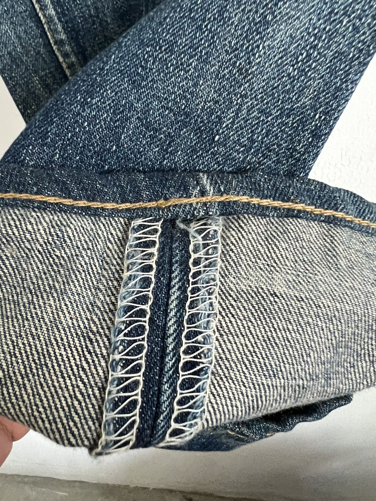 Levi's Vintage 90’s Levis 502 Rare Custom Design Denim Jeans Size US 30 / EU 46 - 4 Thumbnail