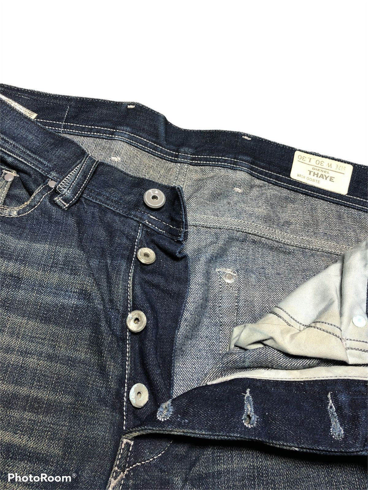 Diesel DIESEL THAYE WASHED BLUE DENIM Size US 32 / EU 48 - 6 Thumbnail