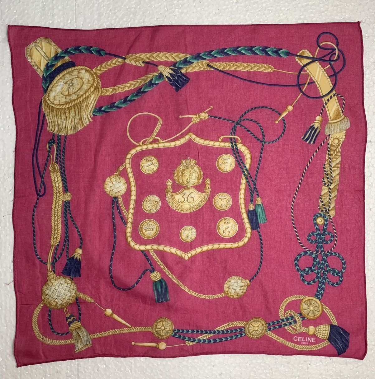 Celine Celine Vintage Handkerchief Bandana Neckerchief Size ONE SIZE - 2 Thumbnail