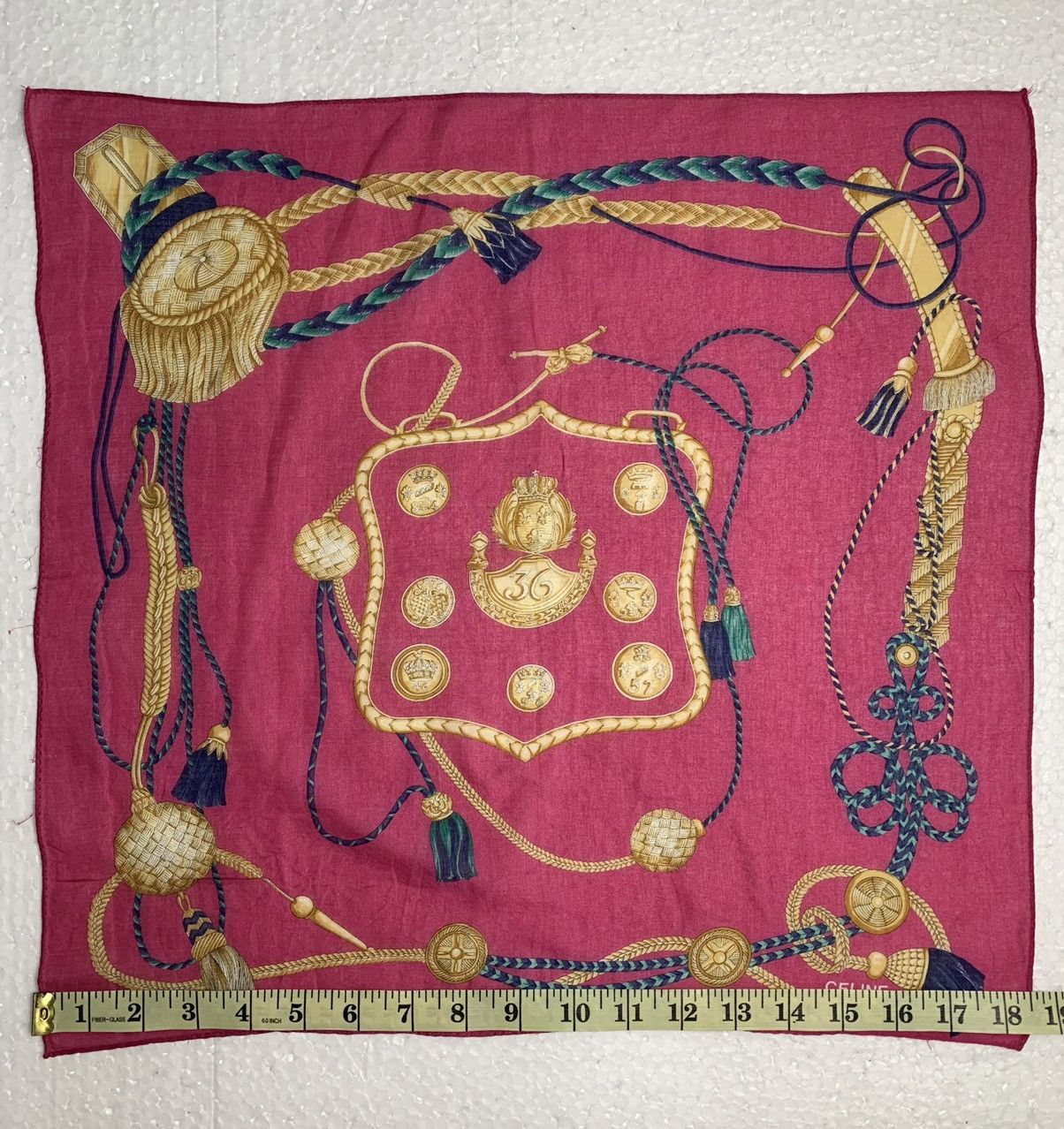 Celine Celine Vintage Handkerchief Bandana Neckerchief Size ONE SIZE - 5 Thumbnail