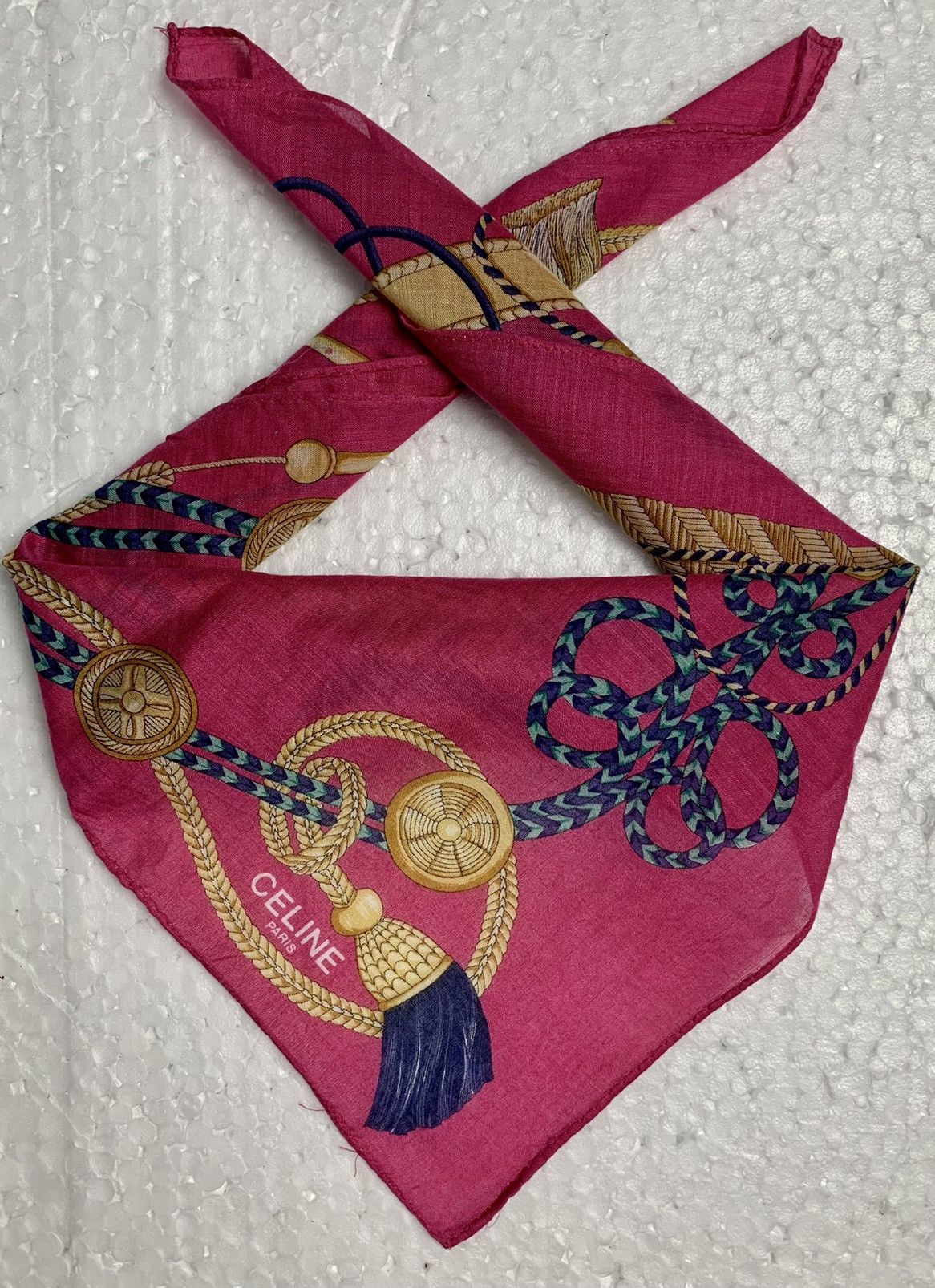 Celine Celine Vintage Handkerchief Bandana Neckerchief Size ONE SIZE - 1 Thumbnail