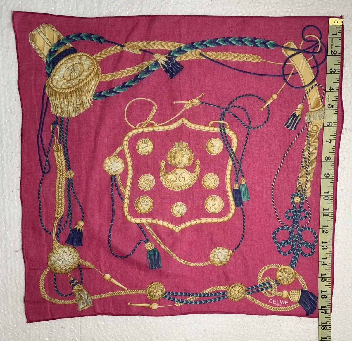 Celine Celine Vintage Handkerchief Bandana Neckerchief Size ONE SIZE - 6 Thumbnail