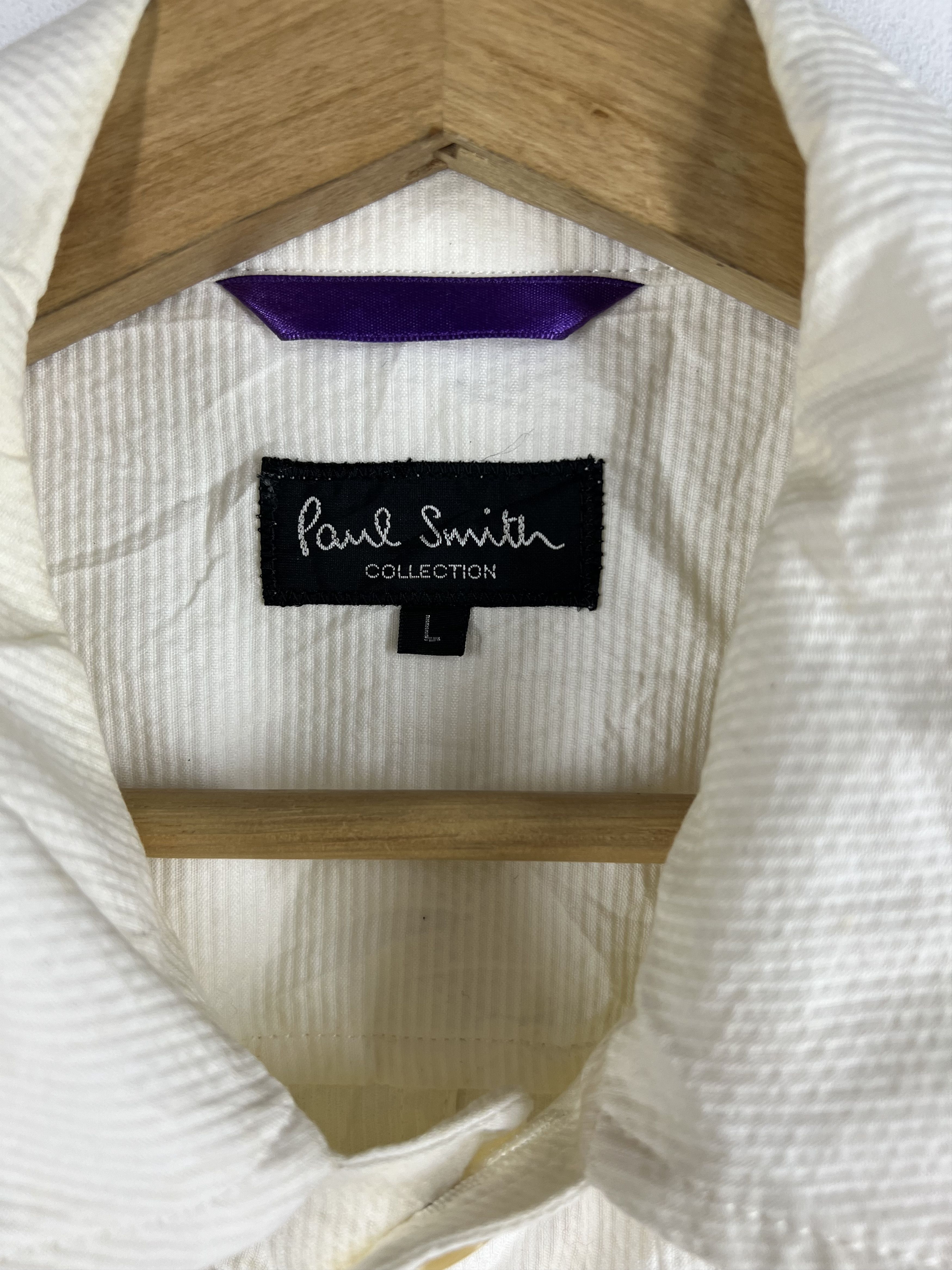 Paul Smith Vtg Paul Smith Linen Shirt Patch Pocket Size US L / EU 52-54 / 3 - 7 Thumbnail