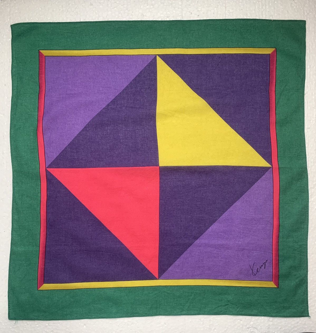 Kenzo Vintage Kenzo Handkerchief /Neckerchief /Bandana Size ONE SIZE - 3 Thumbnail