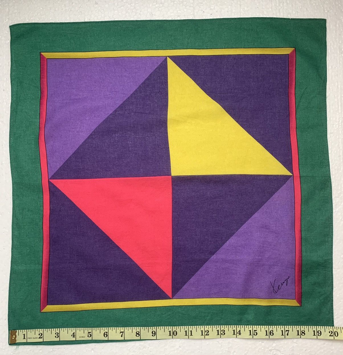 Kenzo Vintage Kenzo Handkerchief /Neckerchief /Bandana Size ONE SIZE - 5 Thumbnail