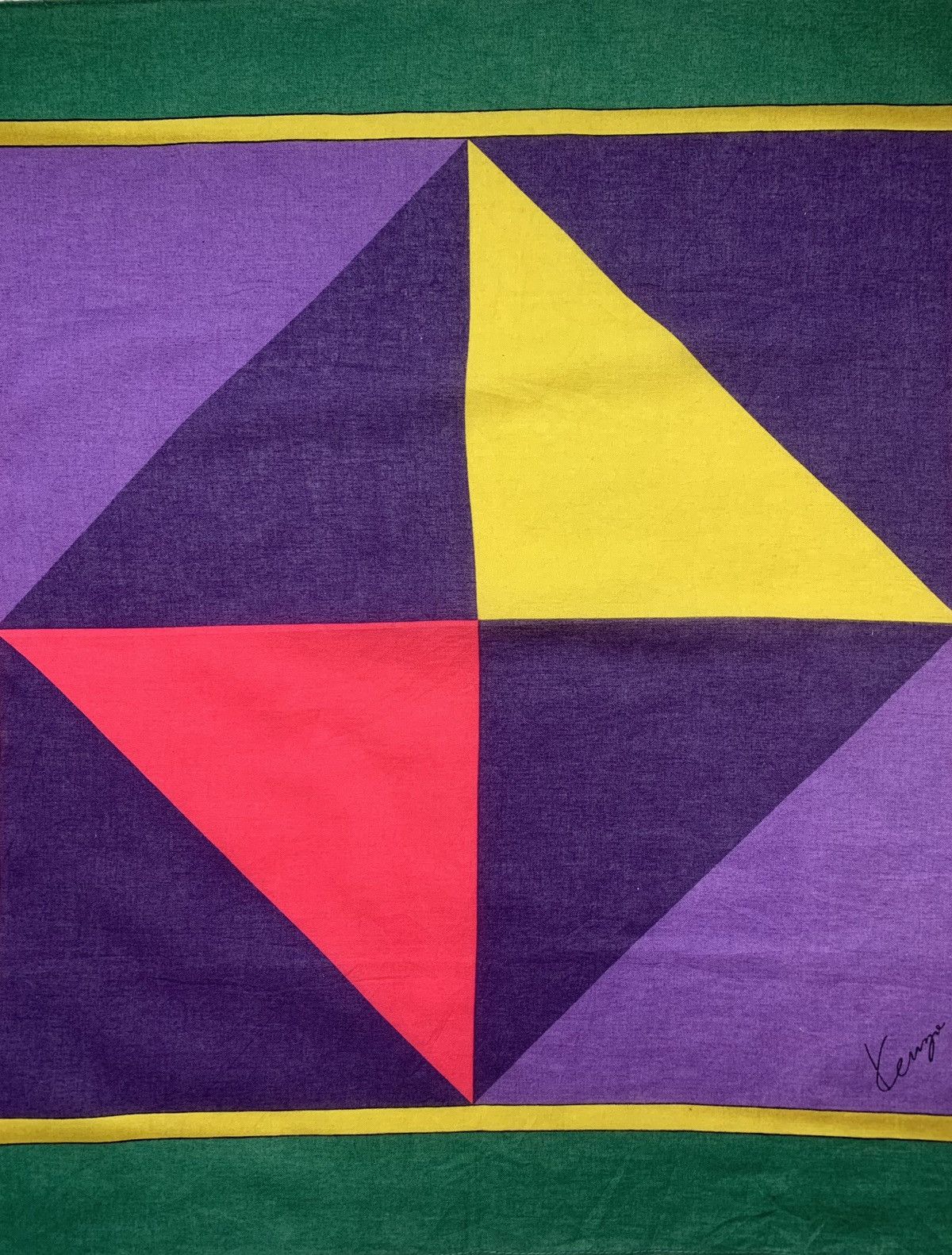 Kenzo Vintage Kenzo Handkerchief /Neckerchief /Bandana Size ONE SIZE - 4 Thumbnail