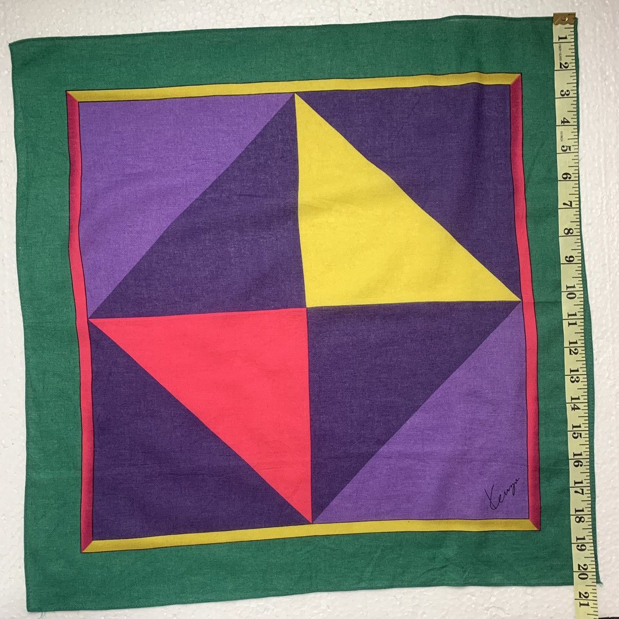 Kenzo Vintage Kenzo Handkerchief /Neckerchief /Bandana Size ONE SIZE - 6 Thumbnail