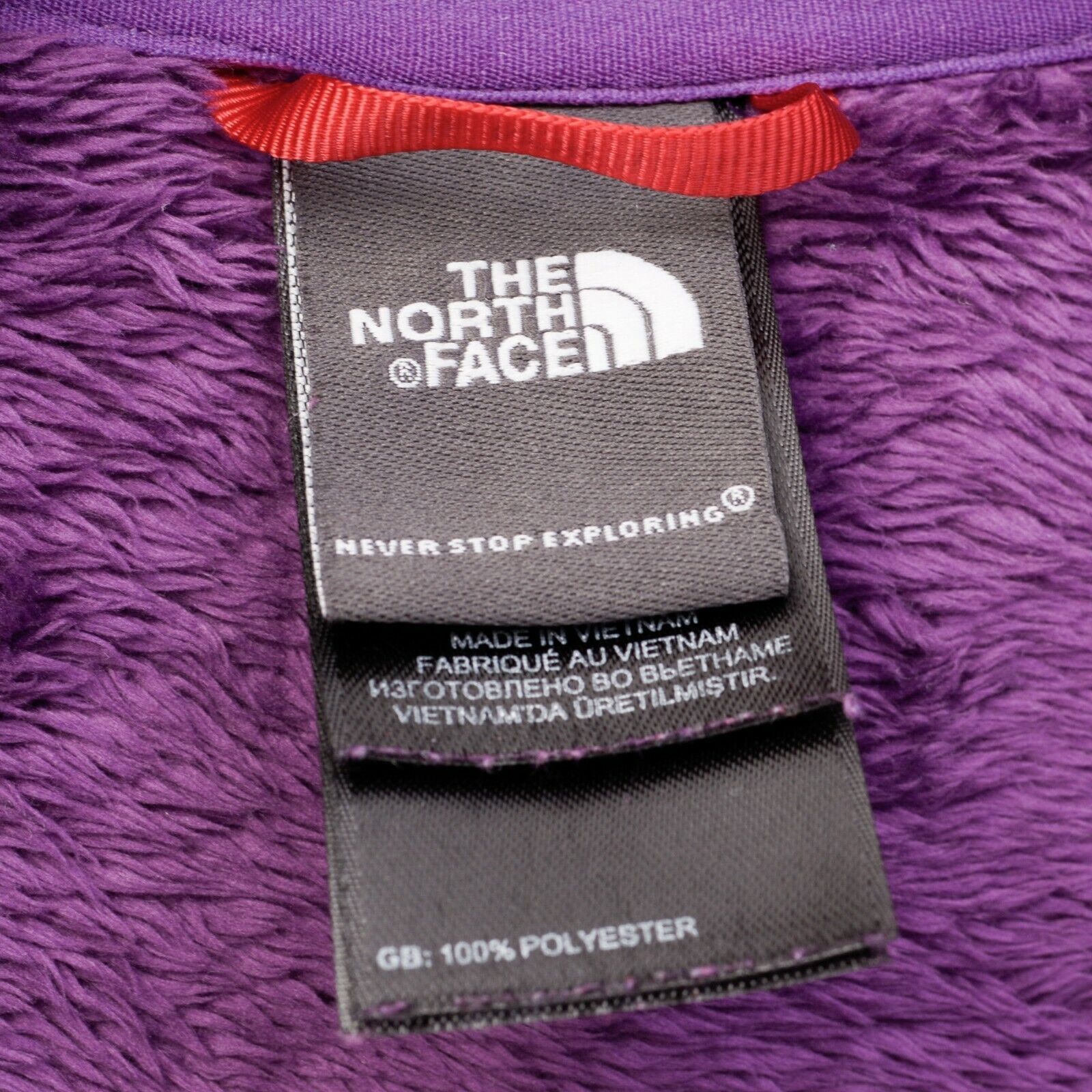 The North Face Womens Zip Fluffy Fleece Jumper Sweatshirt Sweater Pullover Size S / US 4 / IT 40 - 7 Thumbnail