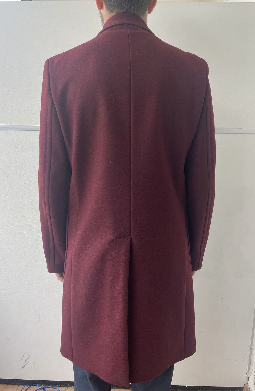 Maison Margiela Maison Margiela burgundy coat Size US M / EU 48-50 / 2 - 2 Thumbnail