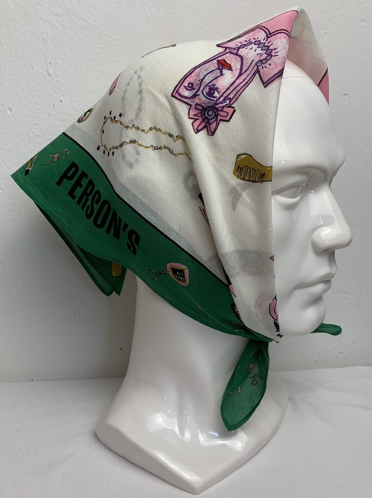 PERSON'S Vintage Person's Handkerchief /Neckerchief /Bandana Size ONE SIZE - 1 Thumbnail