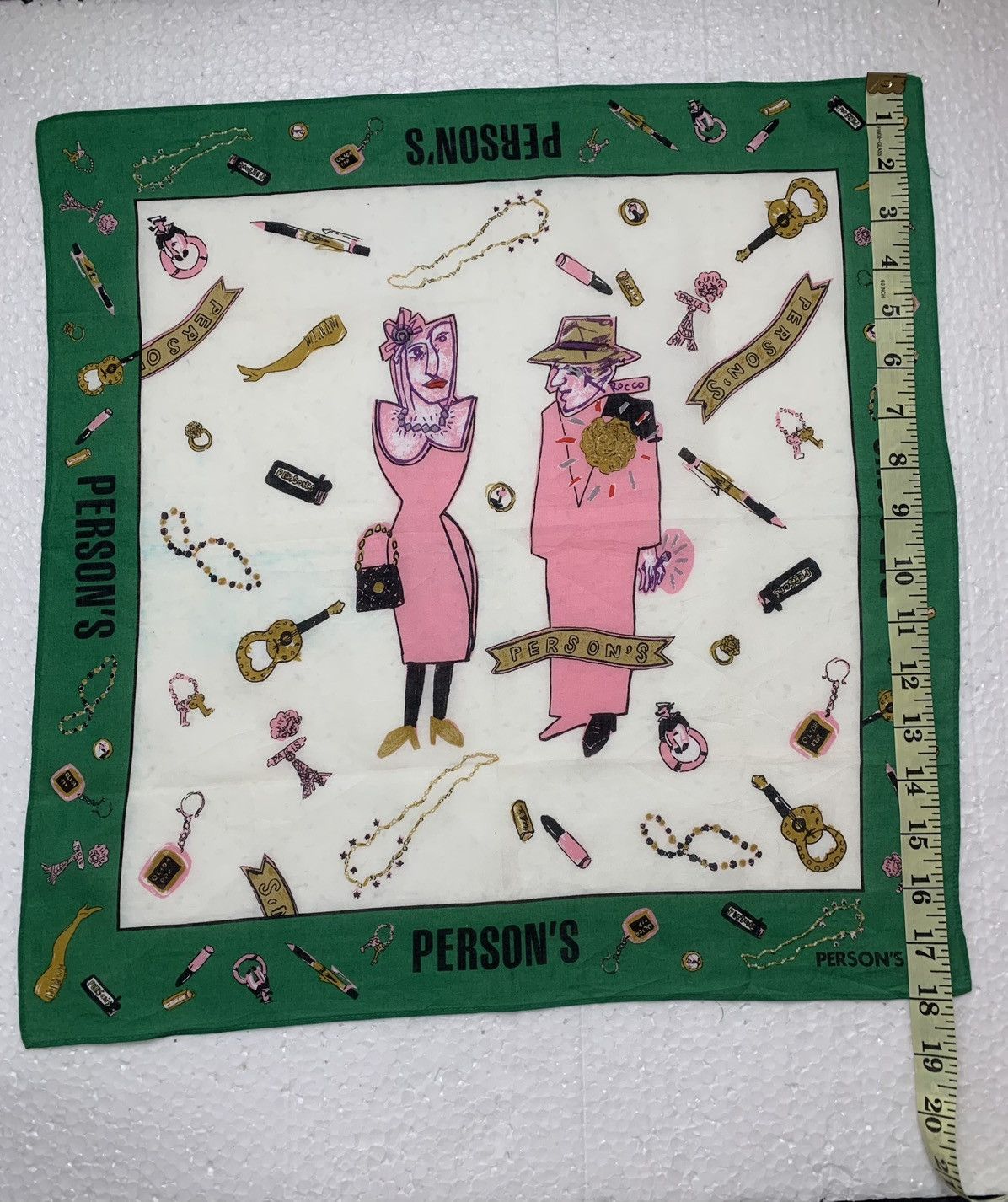 PERSON'S Vintage Person's Handkerchief /Neckerchief /Bandana Size ONE SIZE - 5 Thumbnail