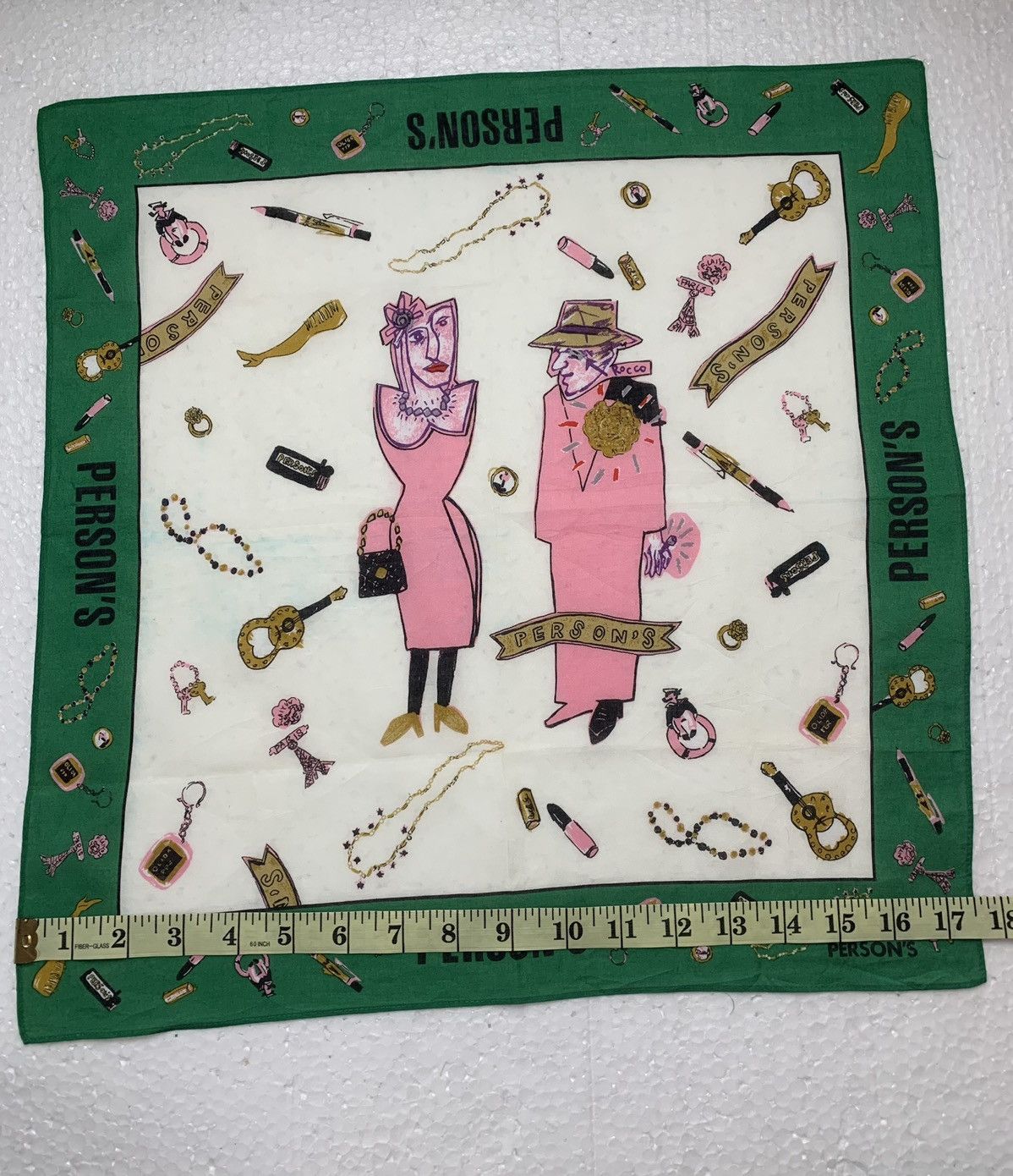 PERSON'S Vintage Person's Handkerchief /Neckerchief /Bandana Size ONE SIZE - 6 Thumbnail