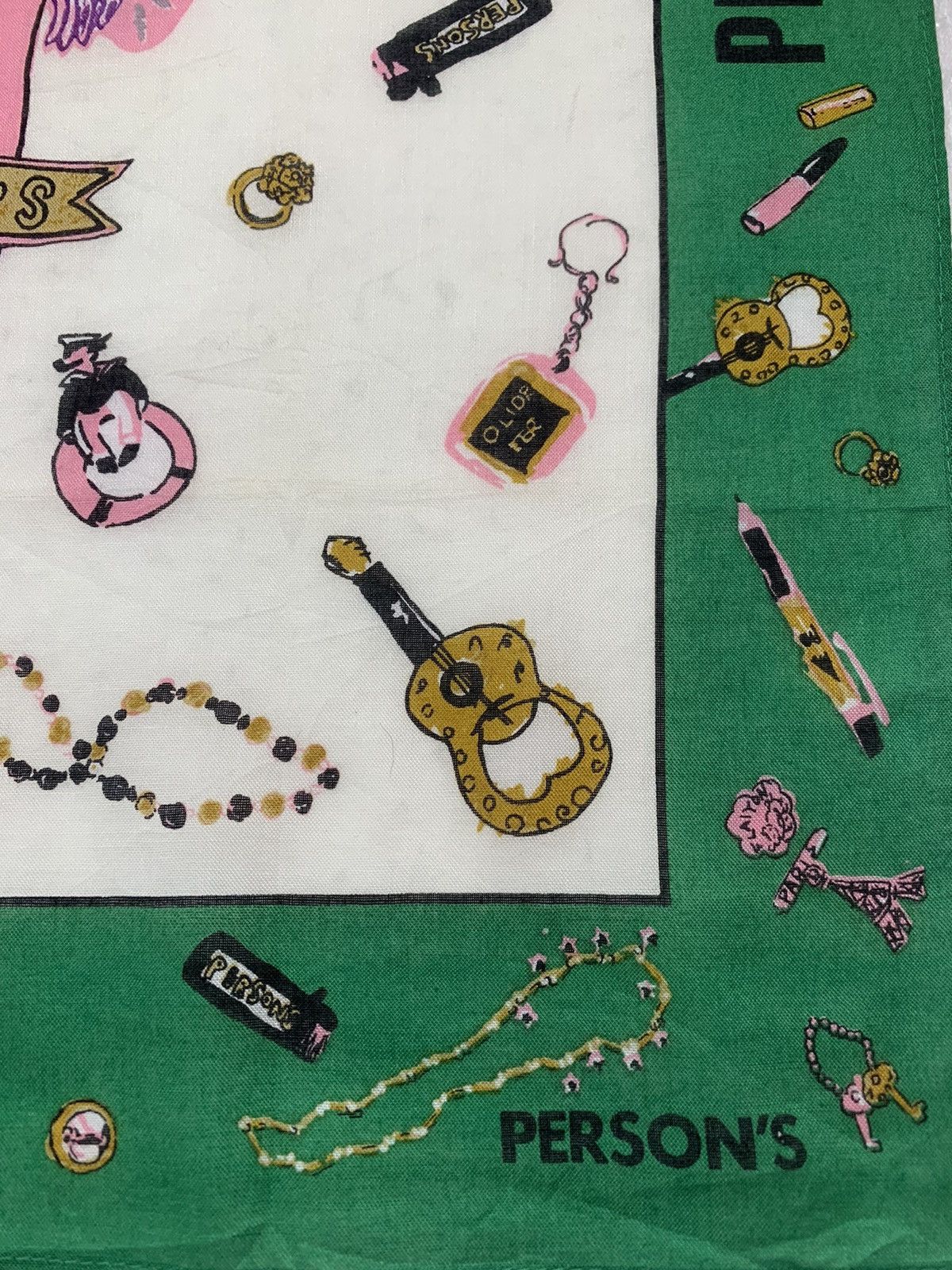 PERSON'S Vintage Person's Handkerchief /Neckerchief /Bandana Size ONE SIZE - 3 Thumbnail