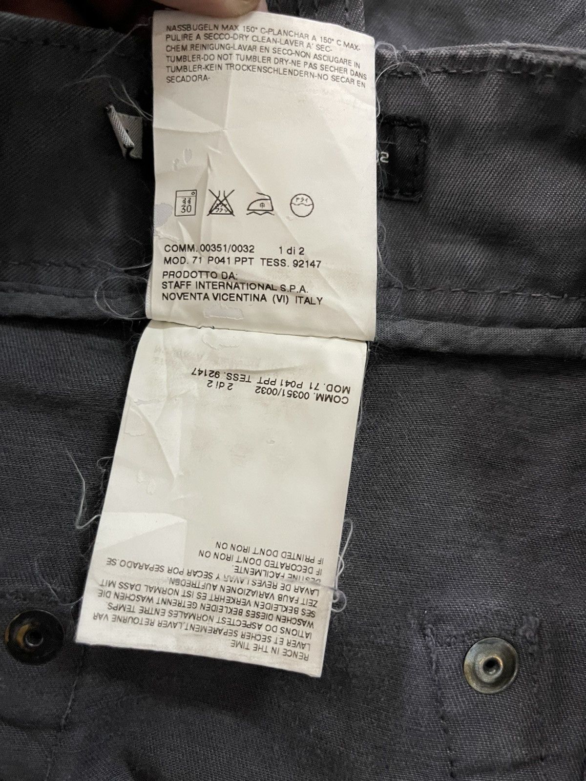 Dsquared2 × If Six Was Nine × Le Grande Bleu (L.G.B.) Rare🔥 Dsquared2 Made In Italy Pants Size US 32 / EU 48 - 11 Thumbnail