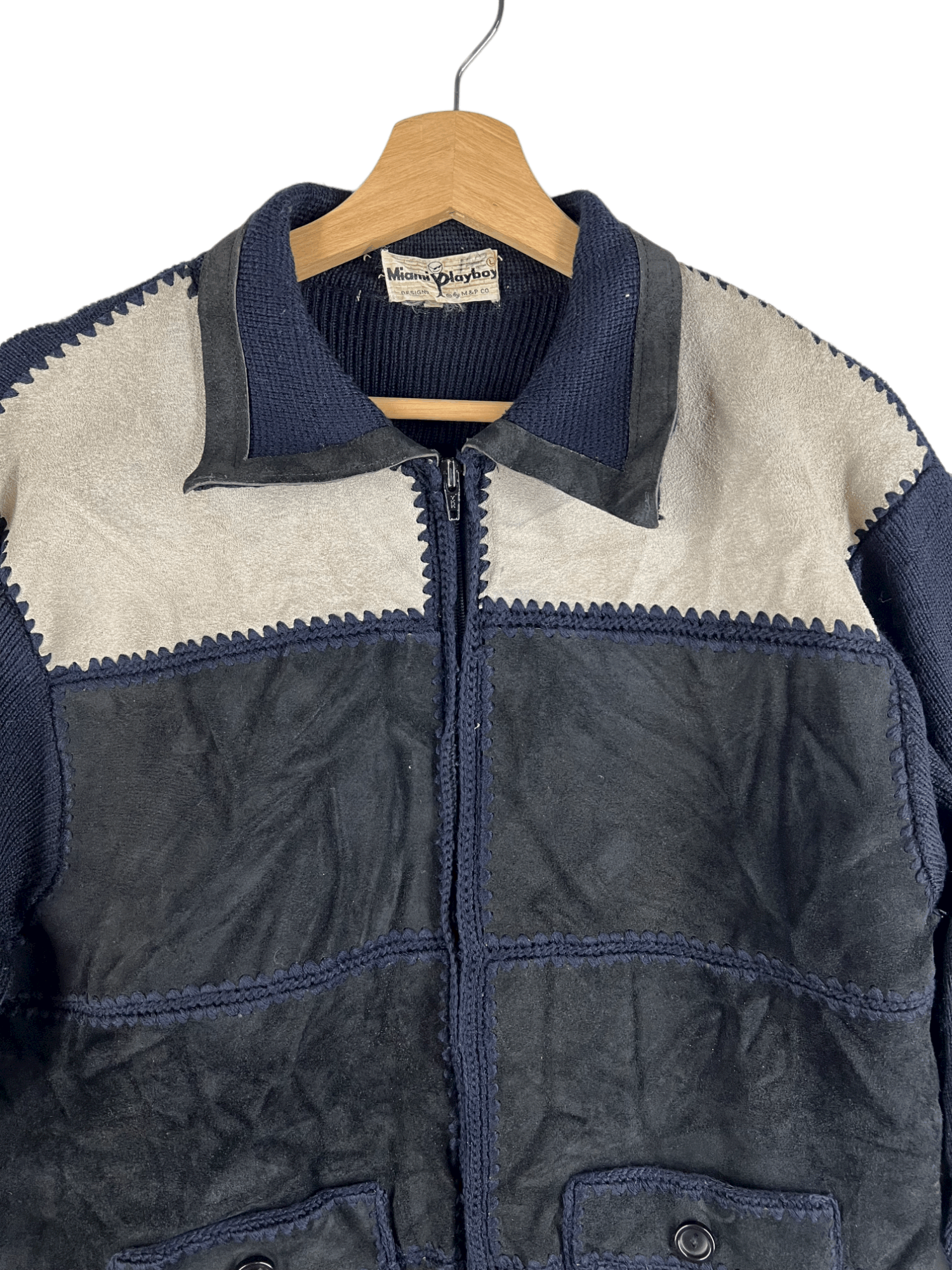 Japanese Brand MIAMI PLAYBOY JACKET LEATHER Size US L / EU 52-54 / 3 - 5 Thumbnail