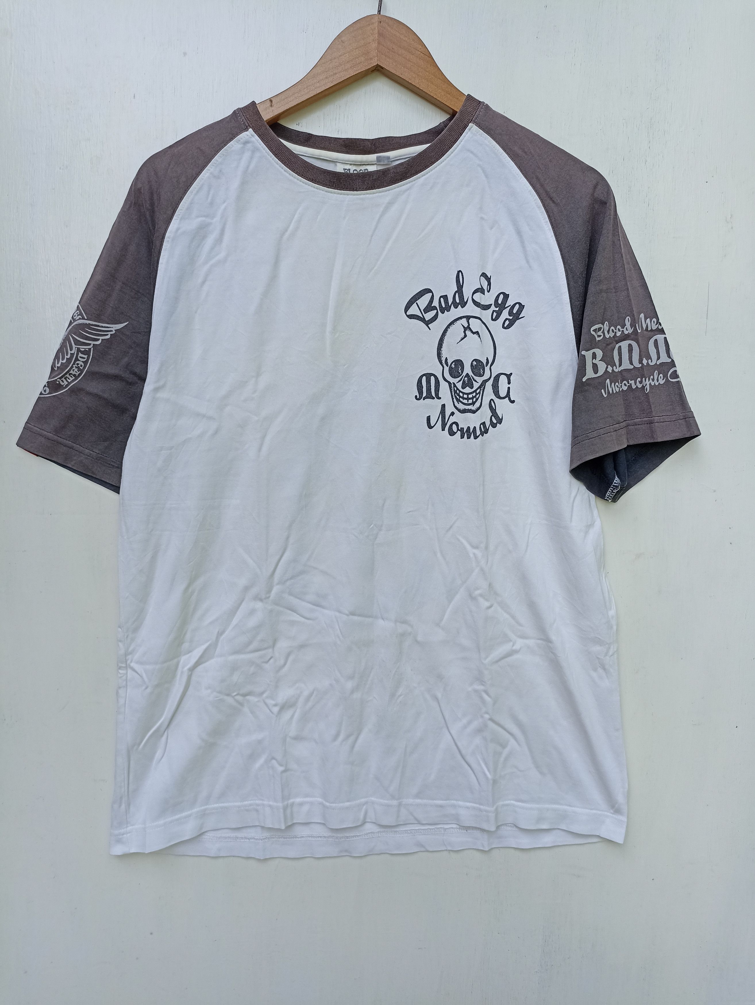 Japanese Brand 🔥 Blood Message Motorcycle Club Size US M / EU 48-50 / 2 - 4 Thumbnail