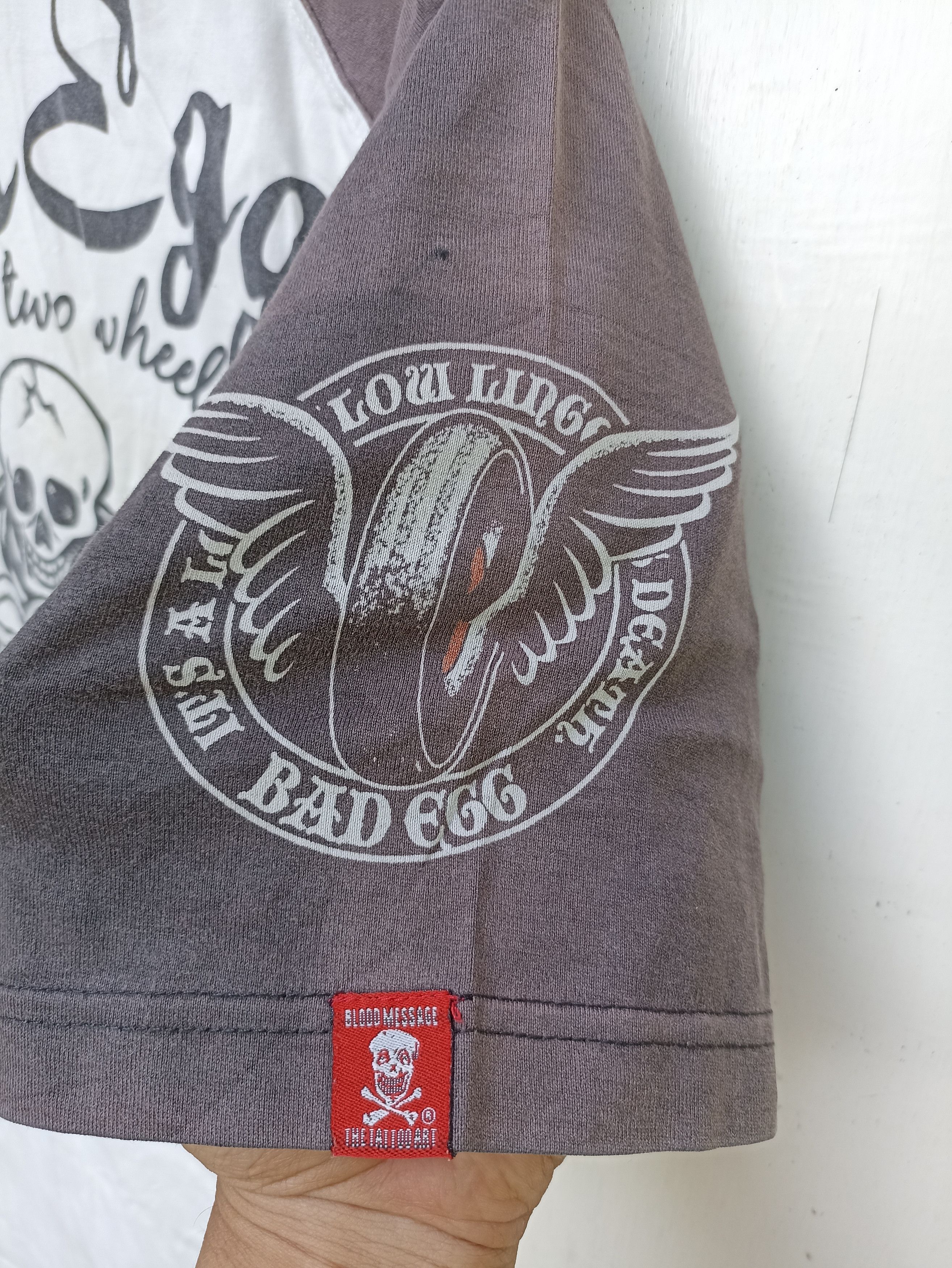 Japanese Brand 🔥 Blood Message Motorcycle Club Size US M / EU 48-50 / 2 - 7 Thumbnail
