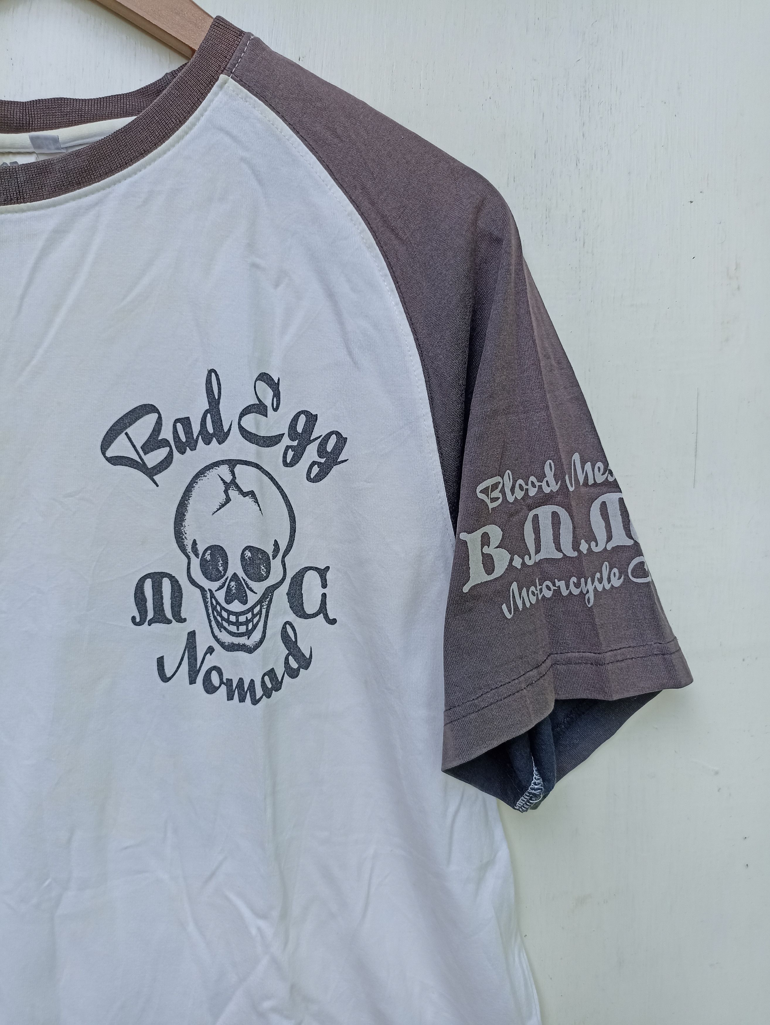 Japanese Brand 🔥 Blood Message Motorcycle Club Size US M / EU 48-50 / 2 - 5 Thumbnail