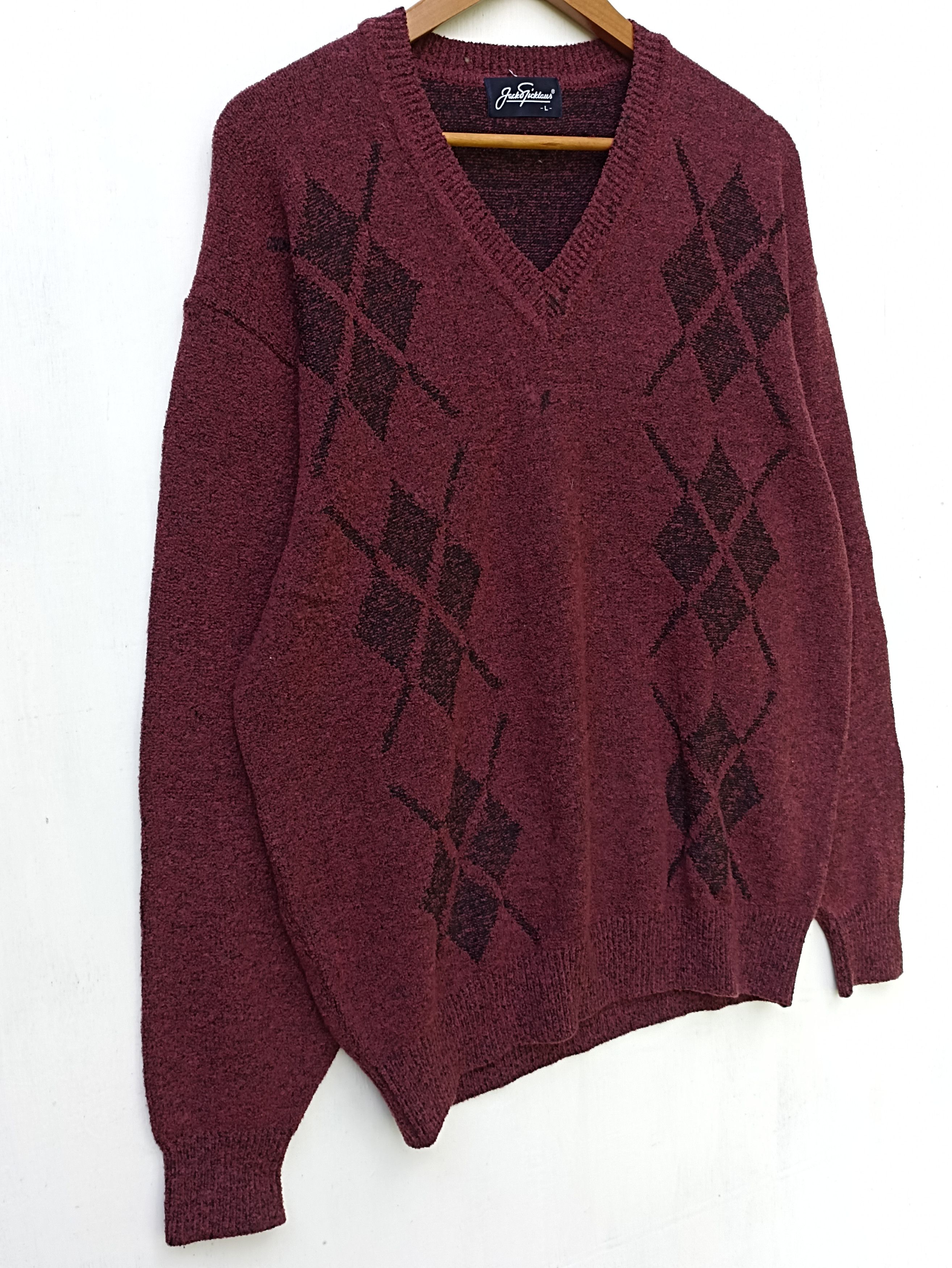 Japanese Brand 🔥 Vintage Jack Spicklaus sweater knitwear Size US L / EU 52-54 / 3 - 3 Thumbnail