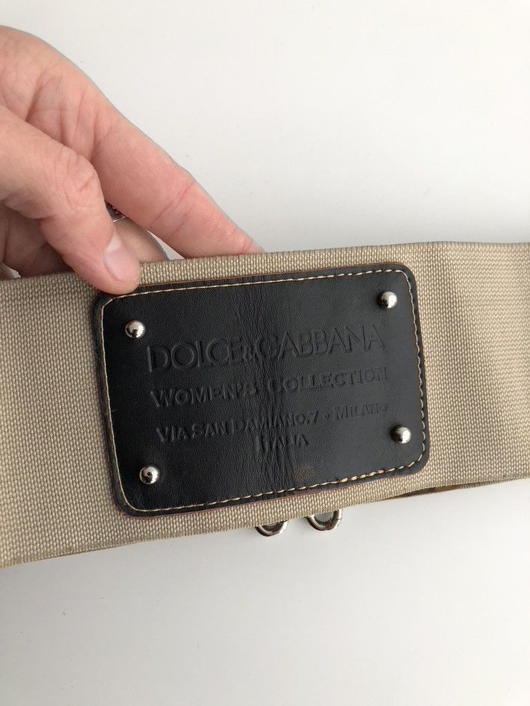 Dolce & Gabbana Dolce & Gabbana Vintage Leopard Print Elastic Belt Size ONE SIZE - 6 Thumbnail