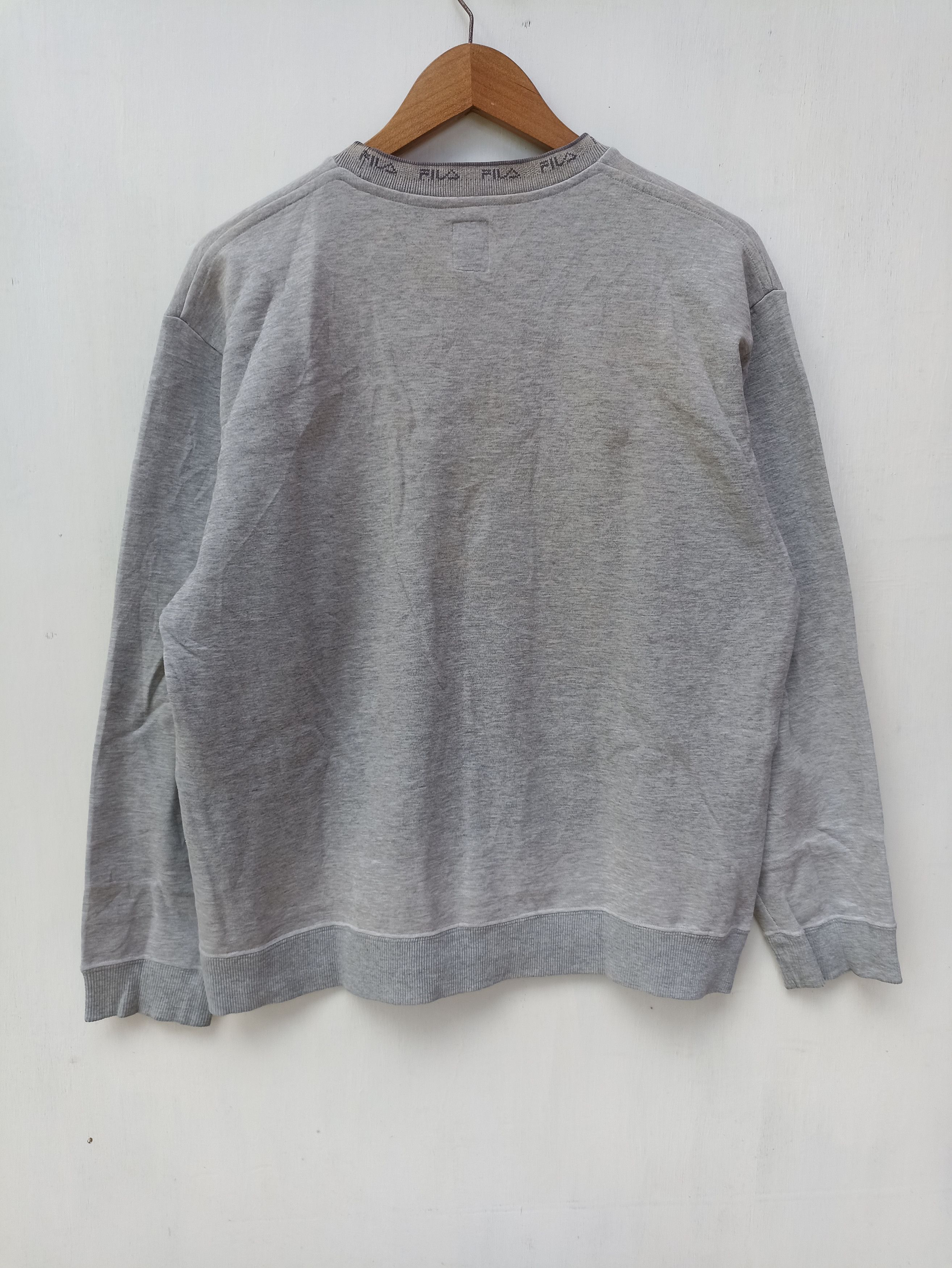 Fila 🔥 Vintage 90s Vintage Fila sweatshirt big logo Size US L / EU 52-54 / 3 - 5 Thumbnail