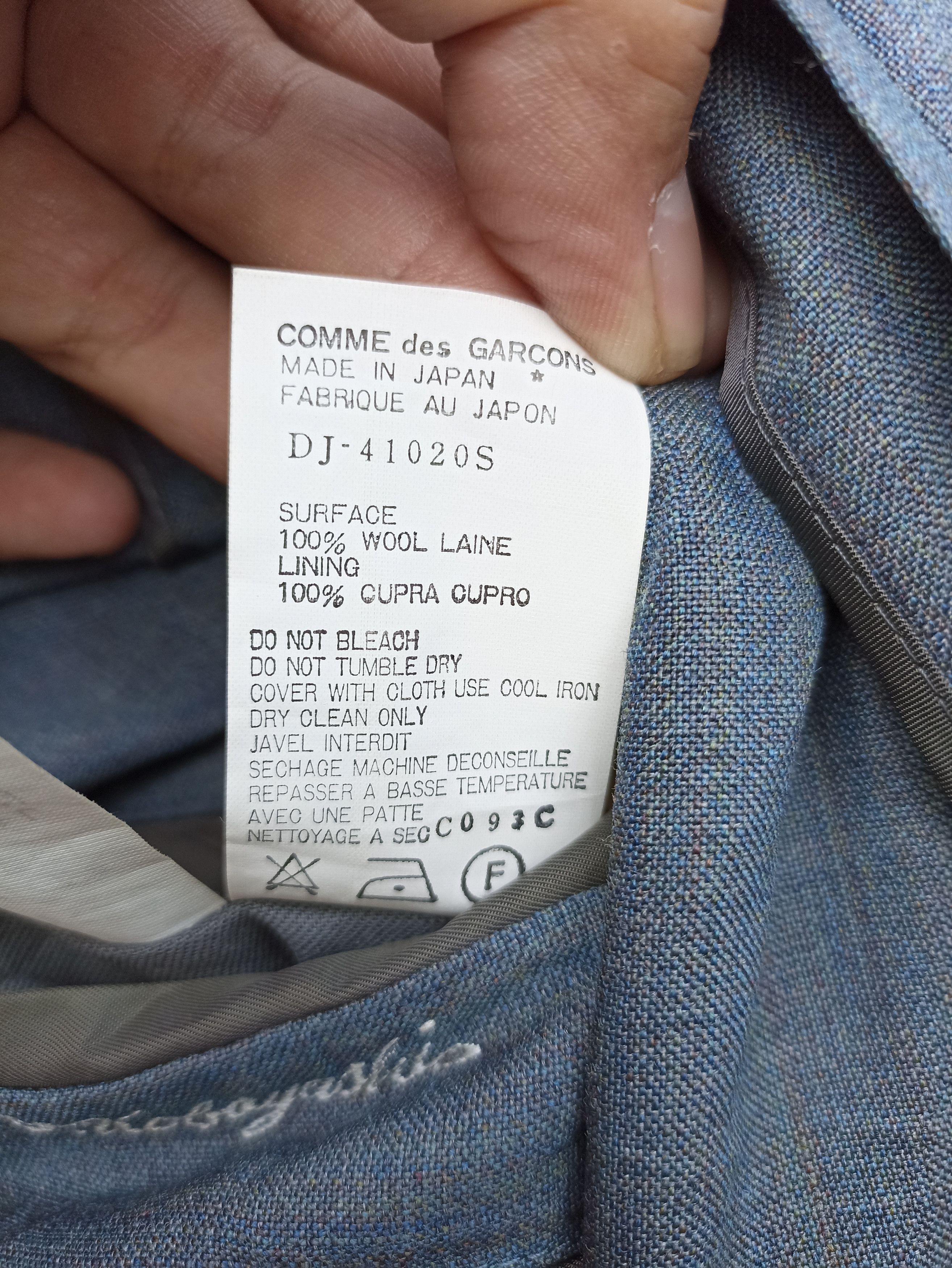 Comme des Garcons Comme des Garcons Homme Deux Blazer Coat Size US S / EU 44-46 / 1 - 8 Thumbnail