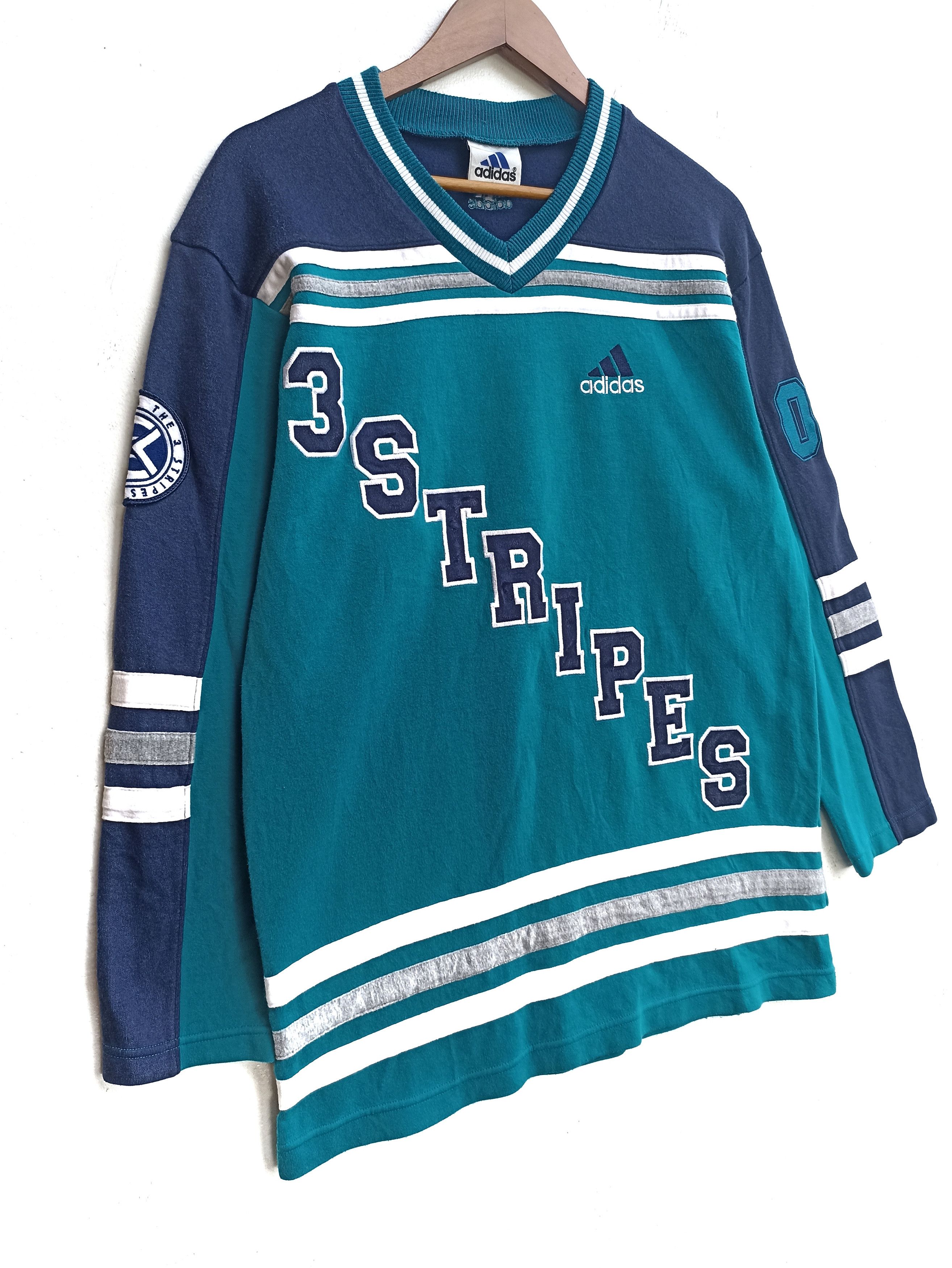 Adidas Vintage 90s Vintage Adidas sweatshirt spell out Size US M / EU 48-50 / 2 - 3 Thumbnail