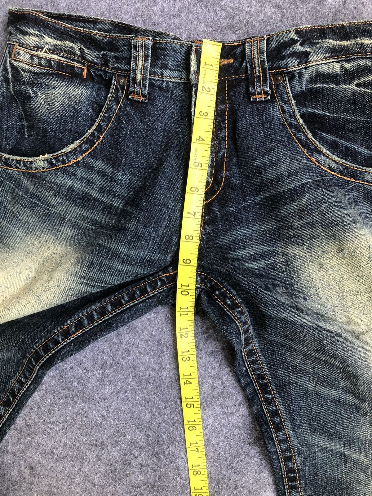 Vintage LastDrop🔥Rare🔥Japanese Designer Amarantine Straight Cut Jean Size US 33 - 14 Thumbnail