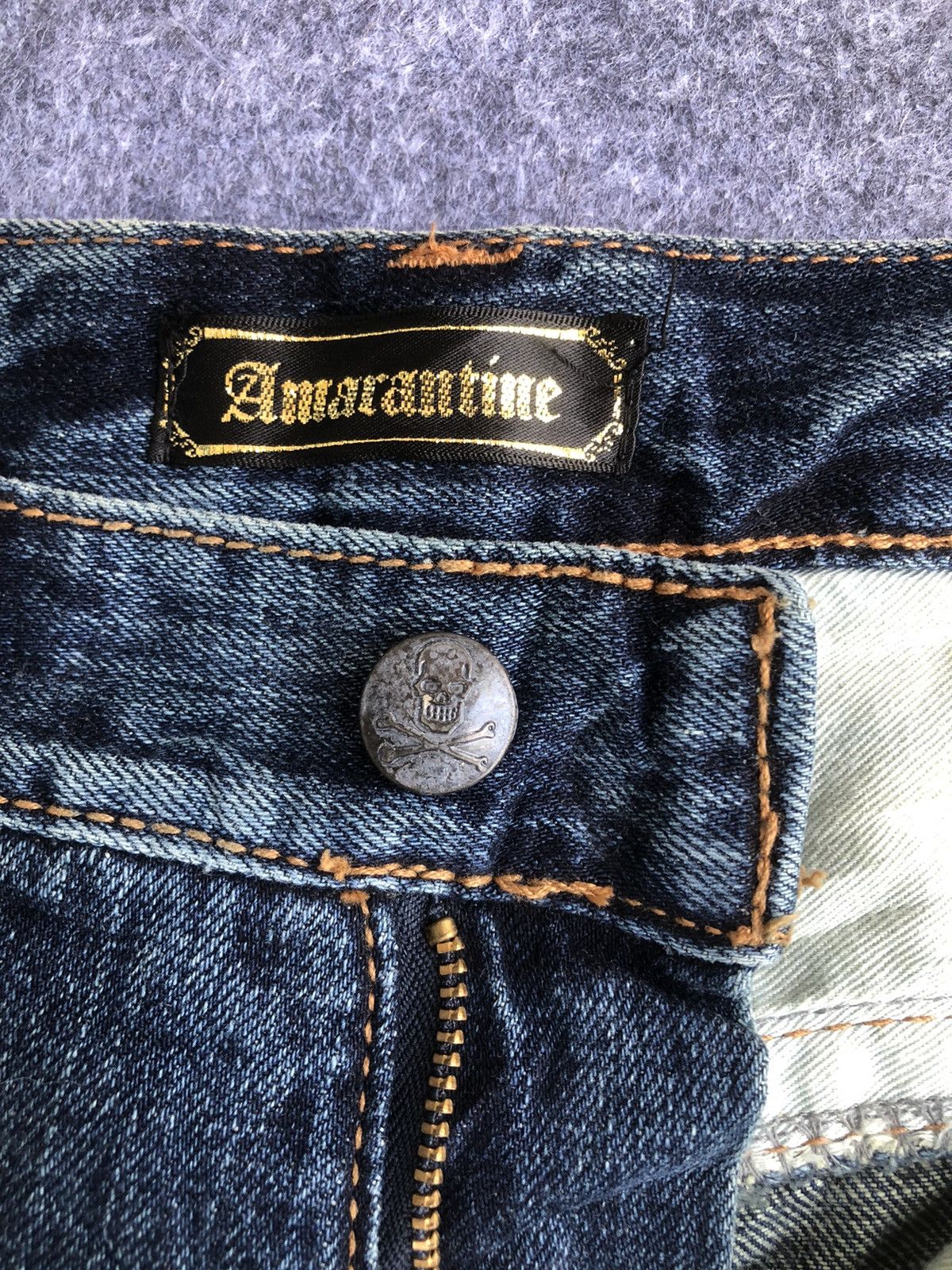Vintage LastDrop🔥Rare🔥Japanese Designer Amarantine Straight Cut Jean Size US 33 - 8 Thumbnail