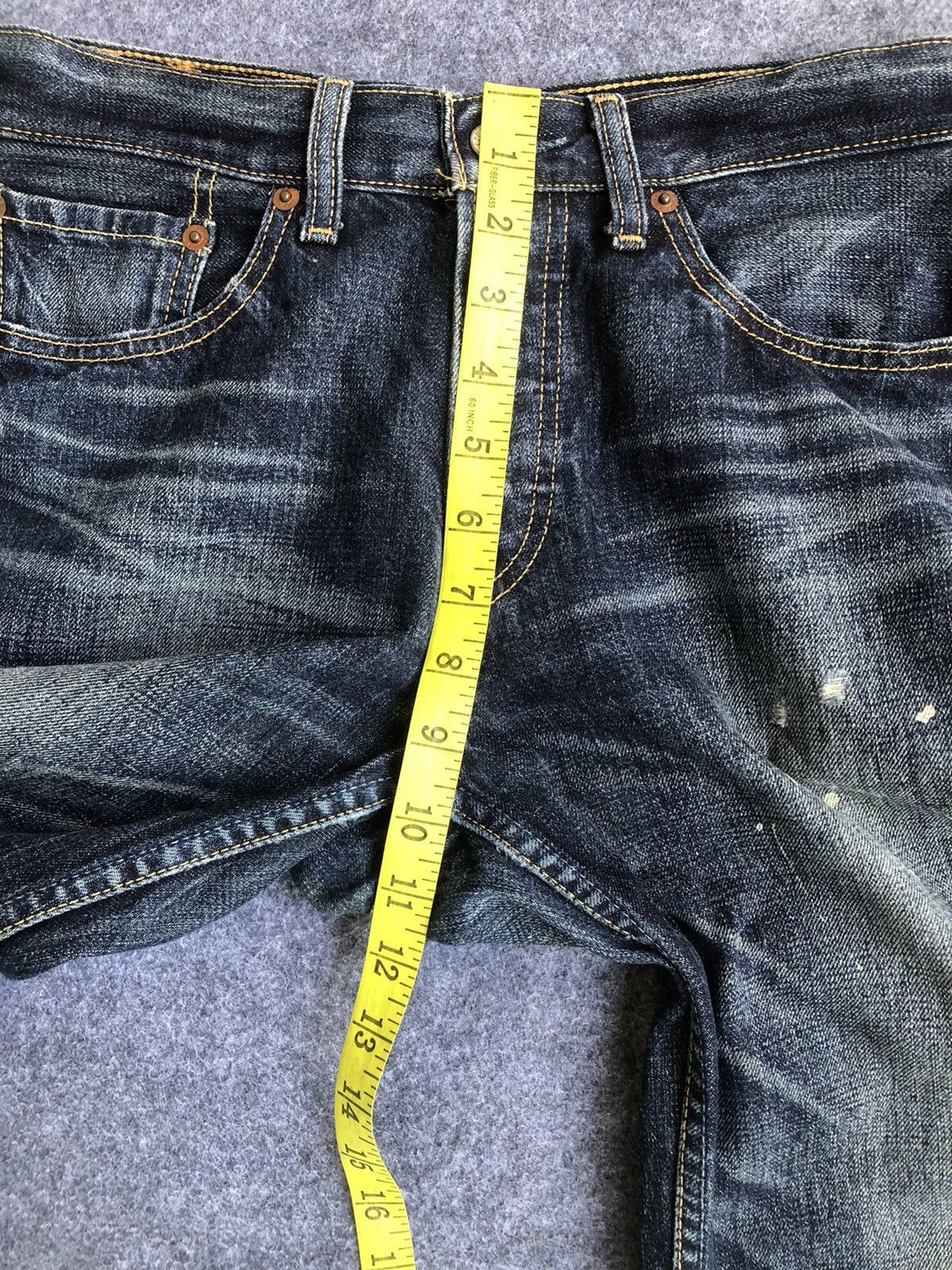 Levi's Rare🔥Vtg Levis 501 Painter Distressed Denim Jeans Size US 30 / EU 46 - 15 Thumbnail