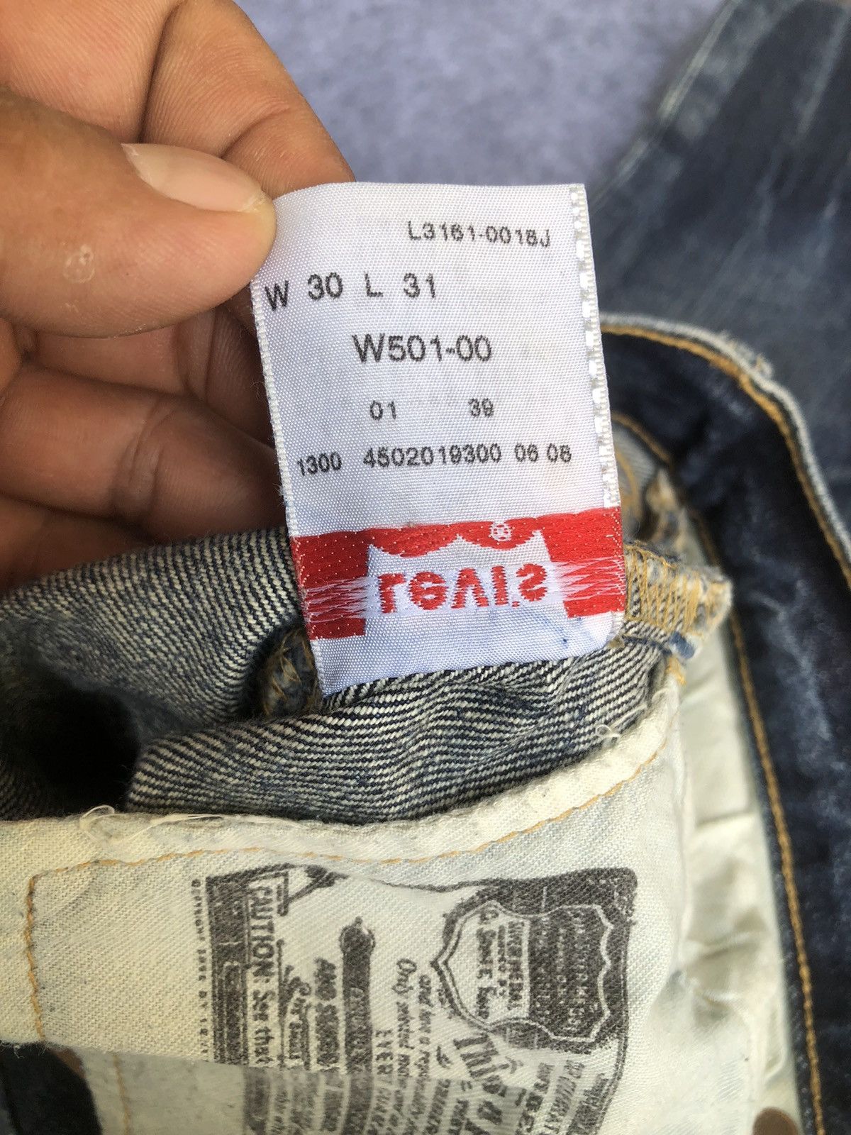 Levi's Rare🔥Vtg Levis 501 Painter Distressed Denim Jeans Size US 30 / EU 46 - 11 Thumbnail
