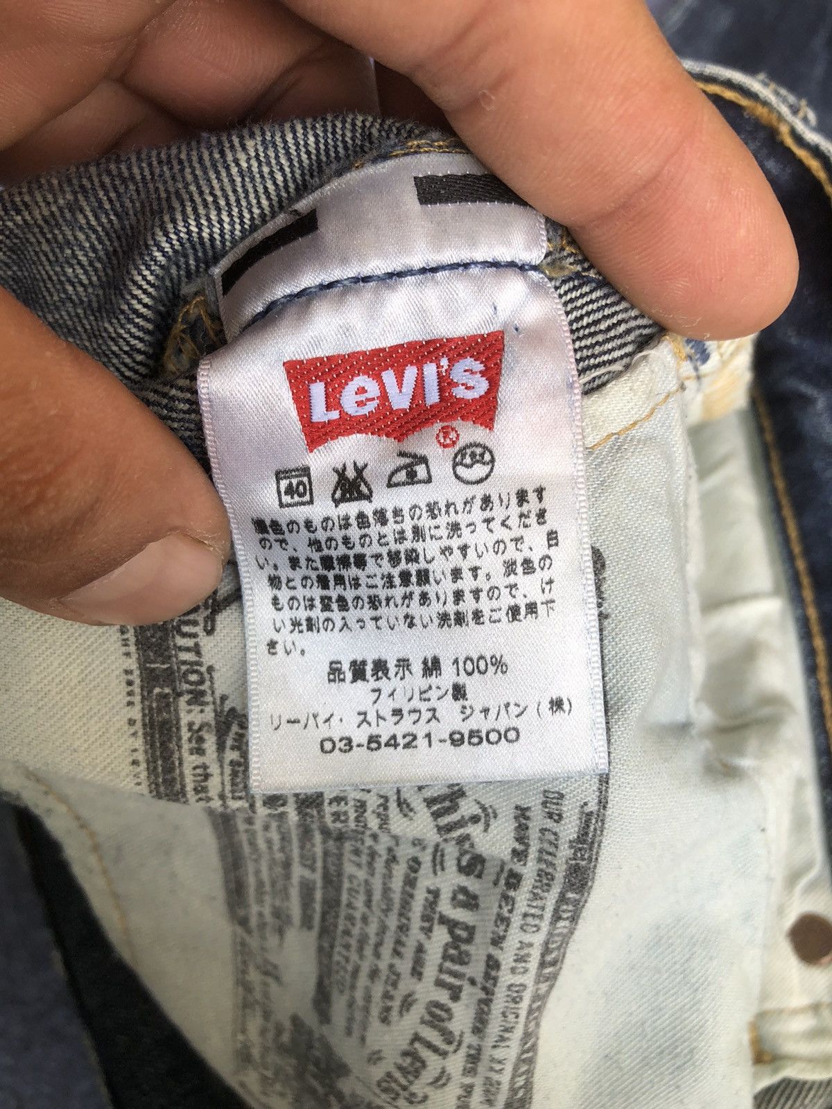 Levi's Rare🔥Vtg Levis 501 Painter Distressed Denim Jeans Size US 30 / EU 46 - 10 Thumbnail