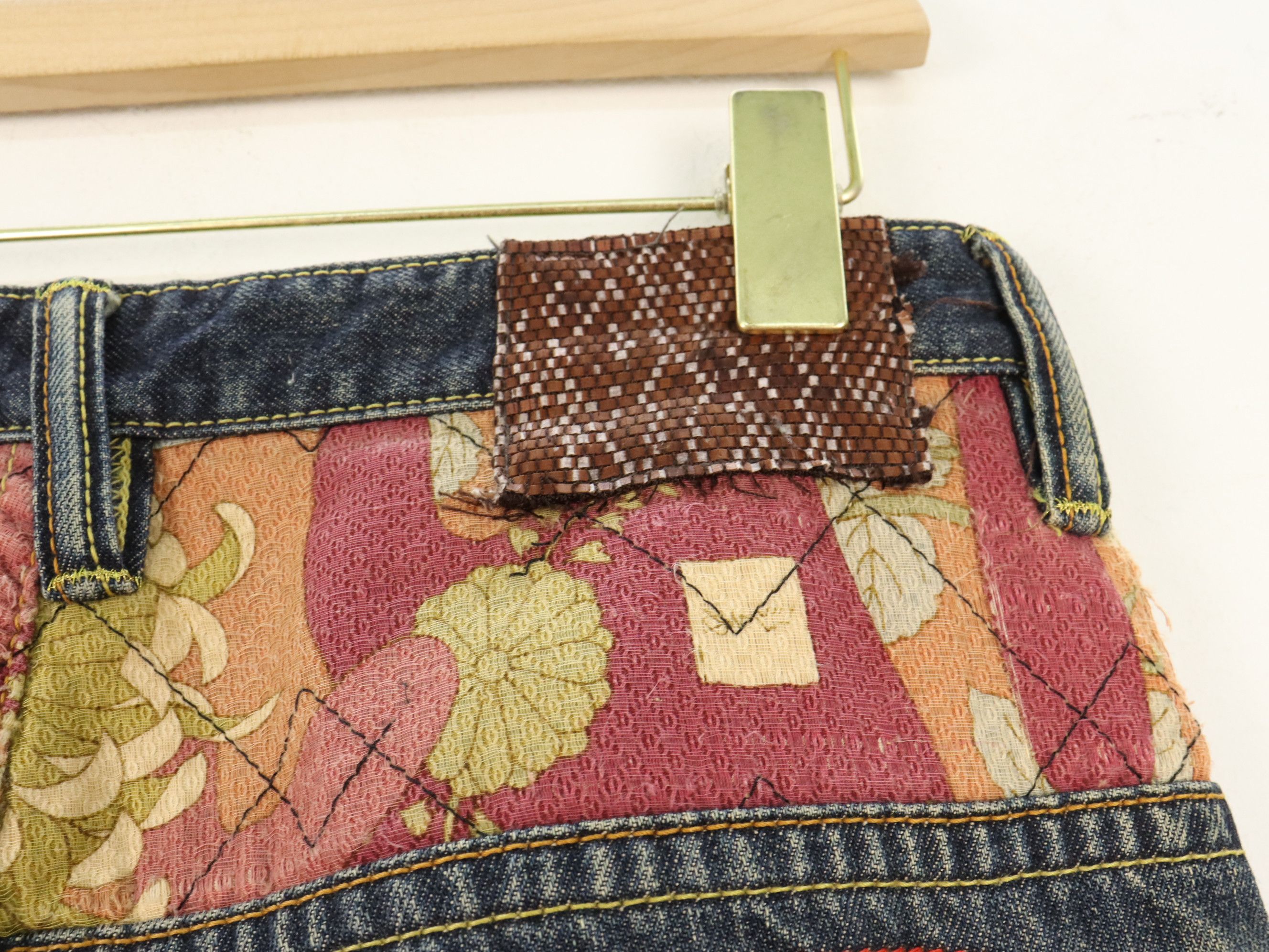 Mizra Jeans Kyoto Rare Mizra Kyoto Reconstructed Patch Seasoned Handmade Denim Size US 30 / EU 46 - 15 Thumbnail