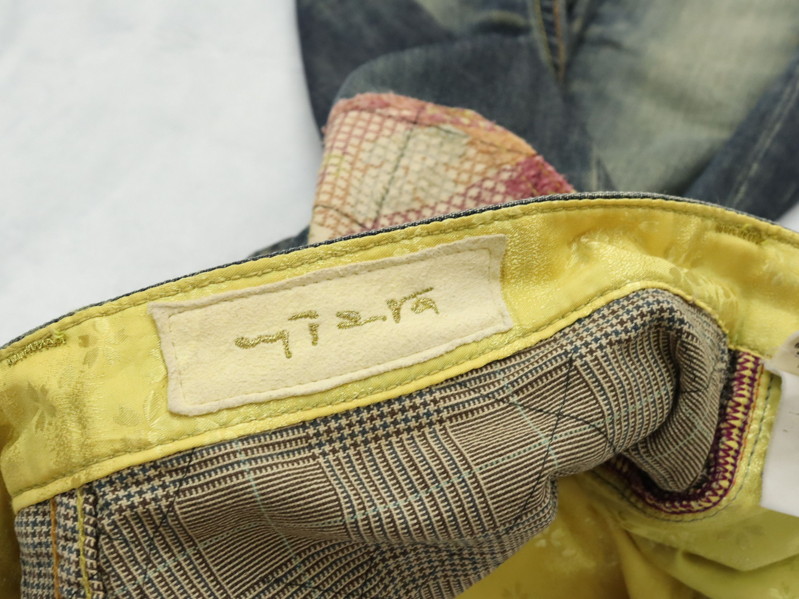Mizra Jeans Kyoto Rare Mizra Kyoto Reconstructed Patch Seasoned Handmade Denim Size US 30 / EU 46 - 17 Thumbnail