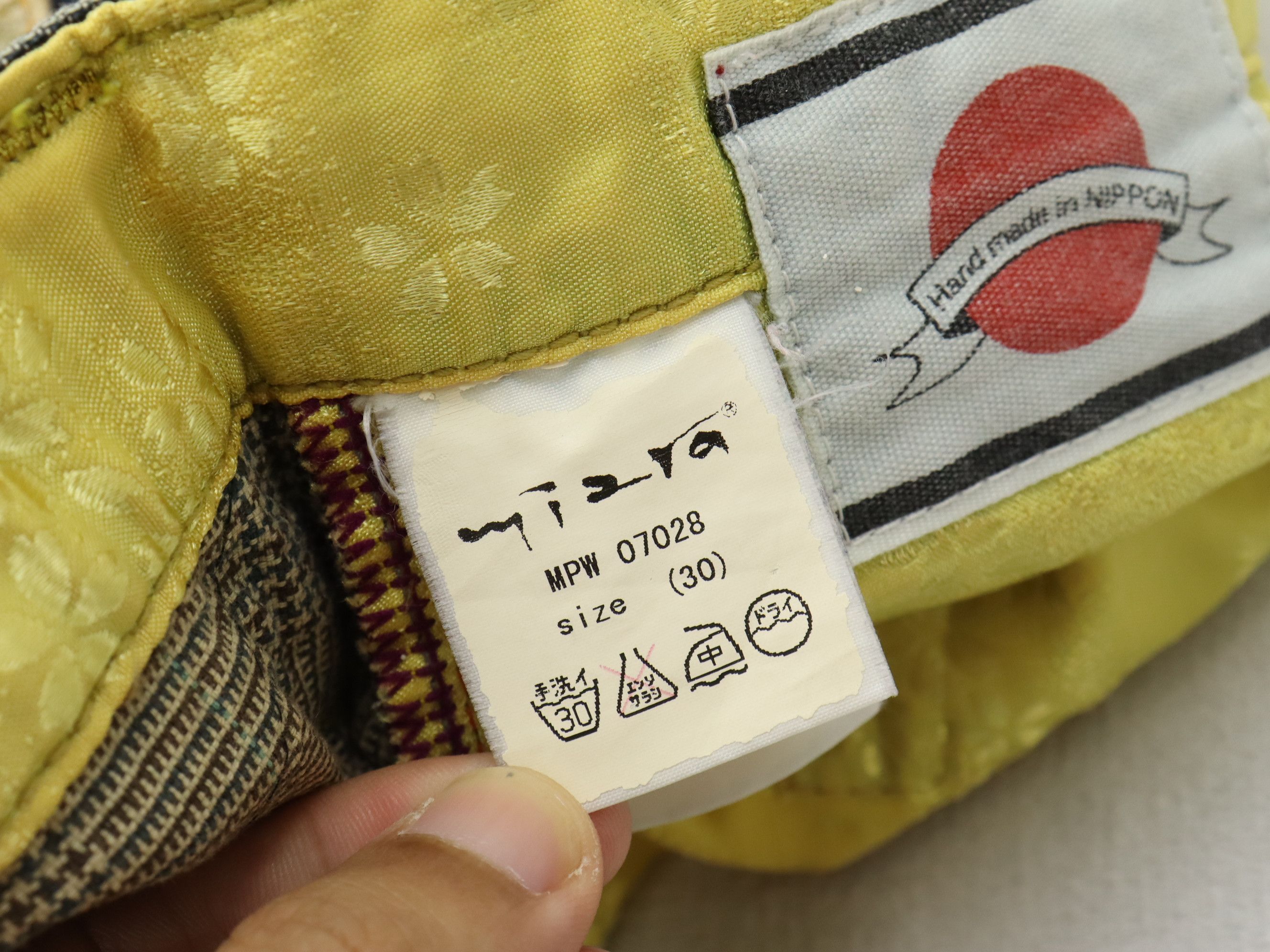 Mizra Jeans Kyoto Rare Mizra Kyoto Reconstructed Patch Seasoned Handmade Denim Size US 30 / EU 46 - 19 Thumbnail
