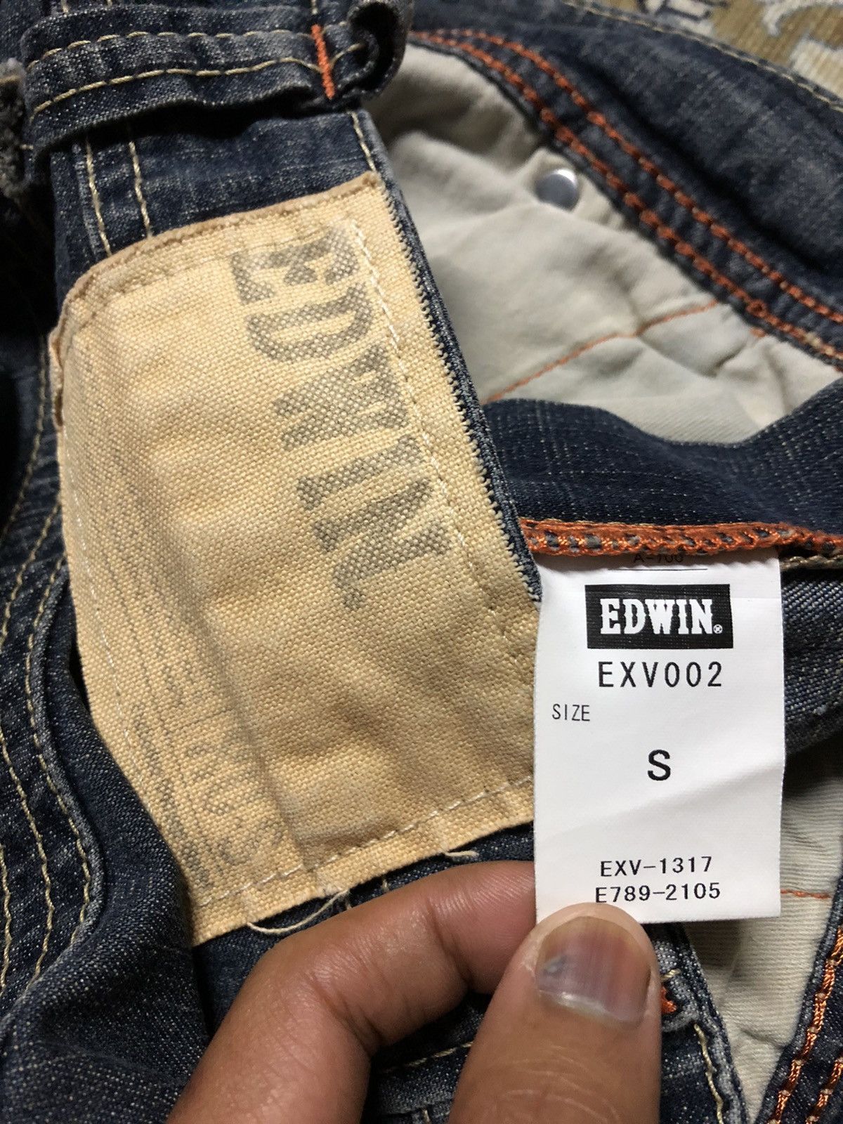 Edwin × Japanese Brand FLARED⚡️EDWIN FRONT POCKET BUSHPANTS DENIM Size US 30 / EU 46 - 4 Thumbnail