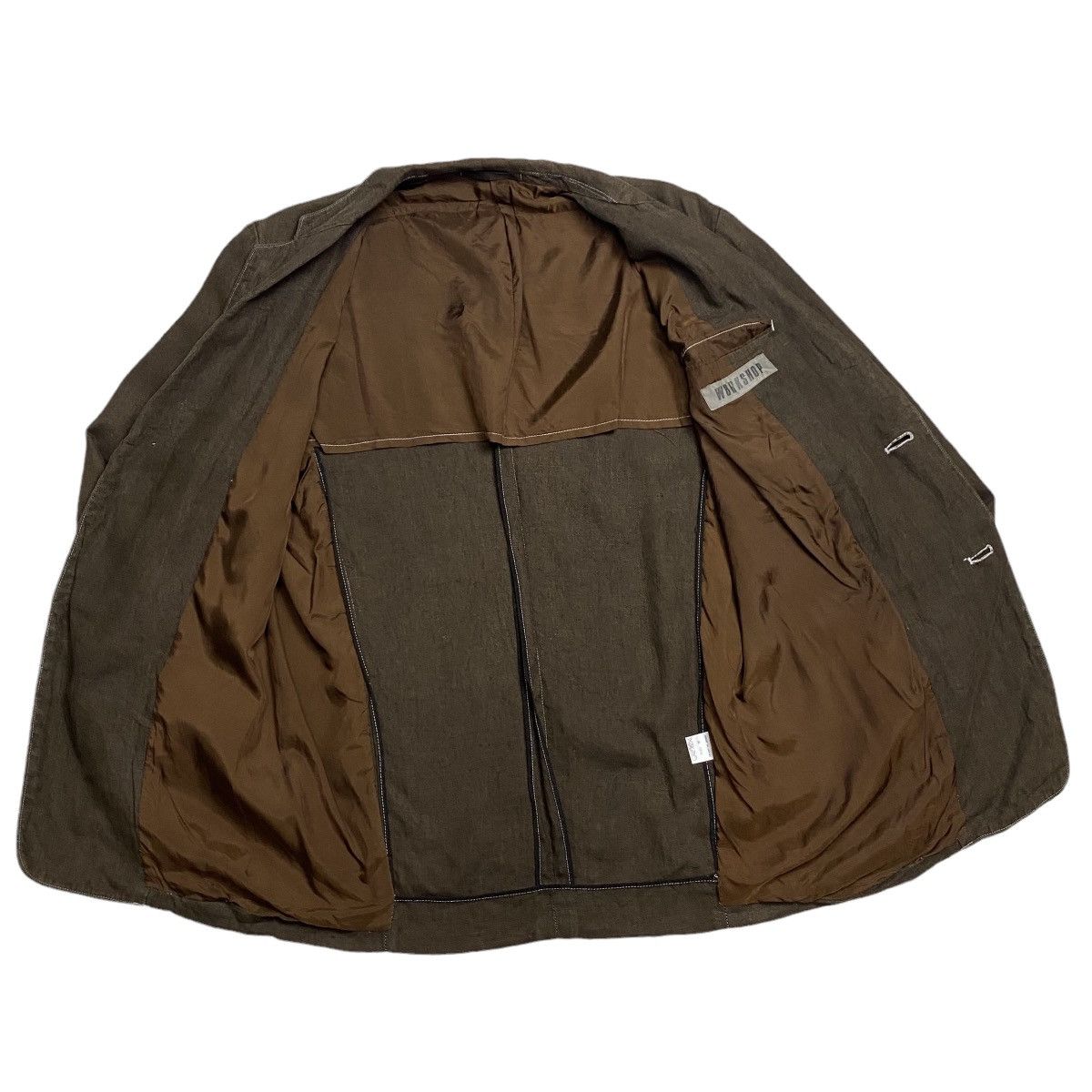 Japanese Brand workshop by yohji yamamoto hemp button jacket Size US M / EU 48-50 / 2 - 6 Thumbnail