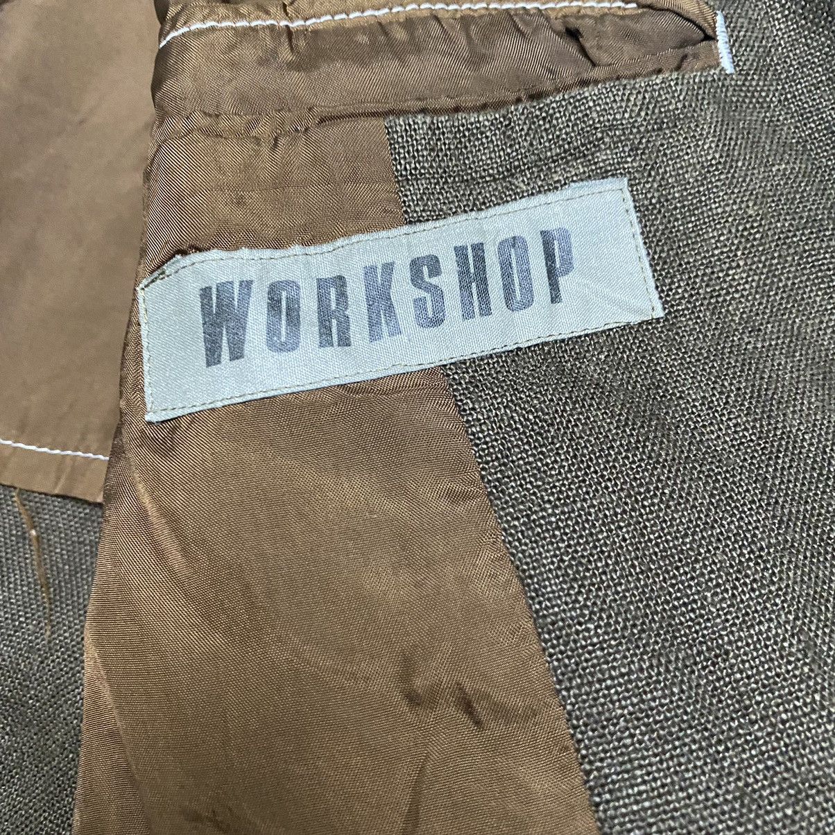 Japanese Brand workshop by yohji yamamoto hemp button jacket Size US M / EU 48-50 / 2 - 9 Thumbnail
