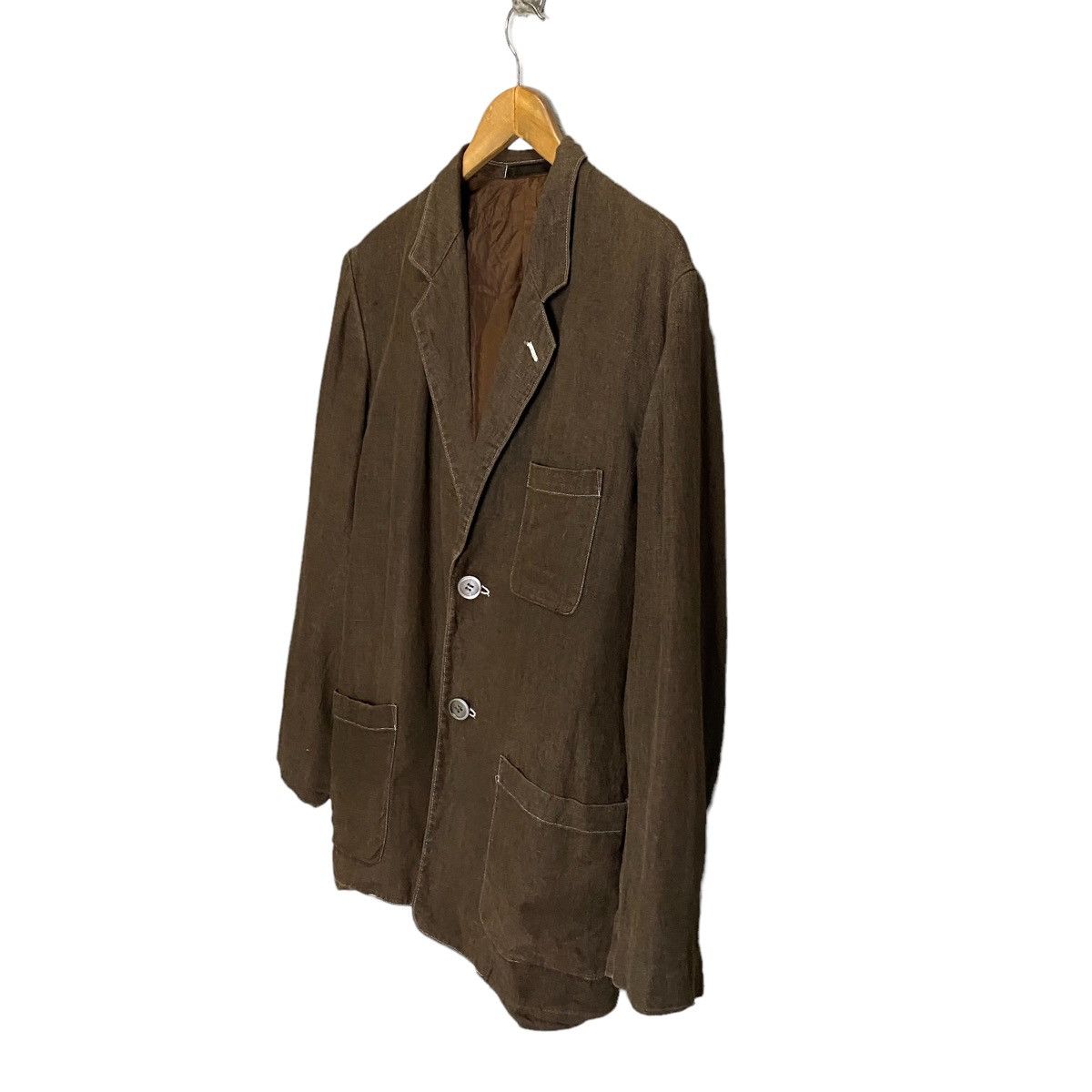 Japanese Brand workshop by yohji yamamoto hemp button jacket Size US M / EU 48-50 / 2 - 4 Thumbnail